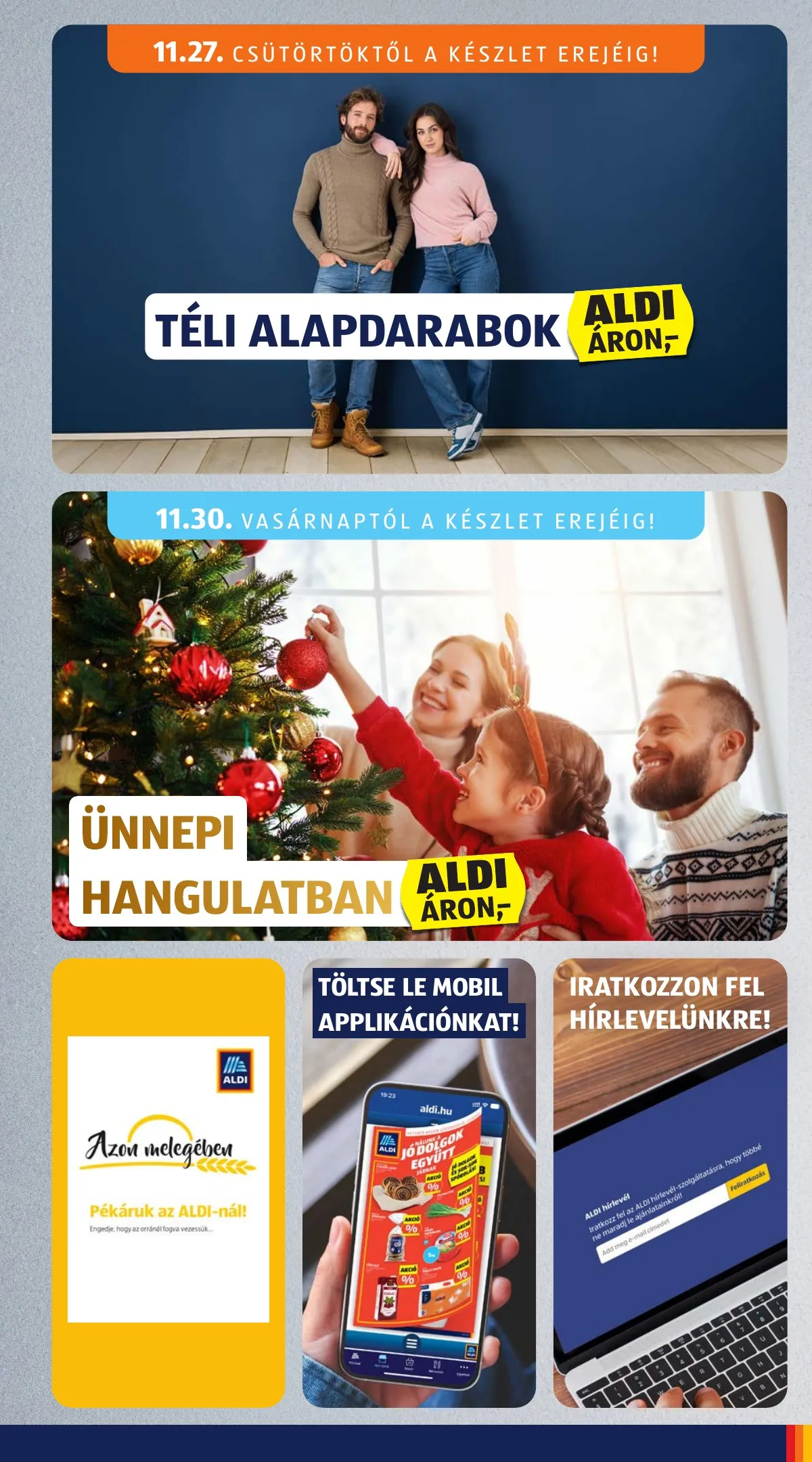 Aldi akciós újság 11.27–12.03 – 3. oldal