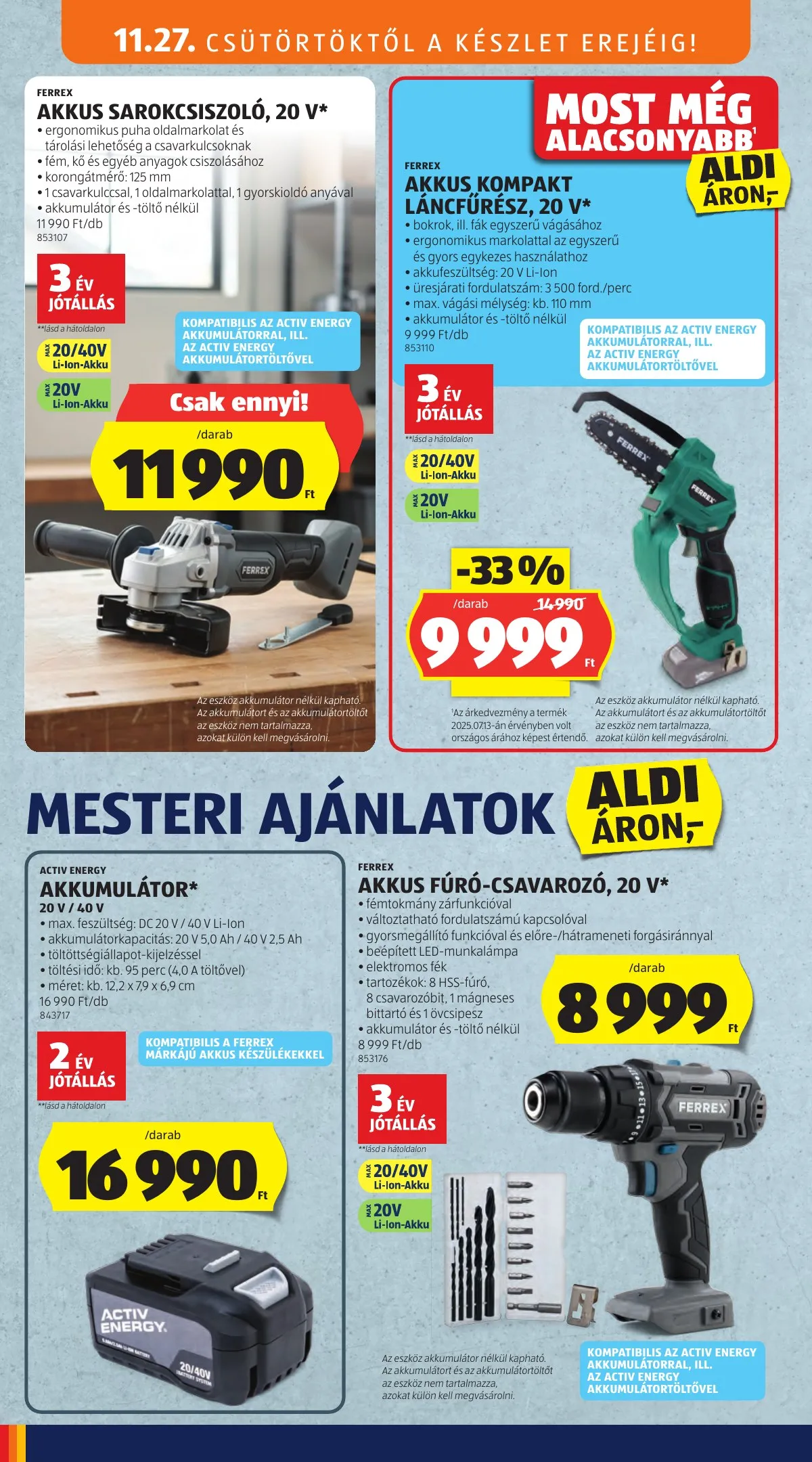 Aldi akciós újság 11.27–12.03 – 34. oldal