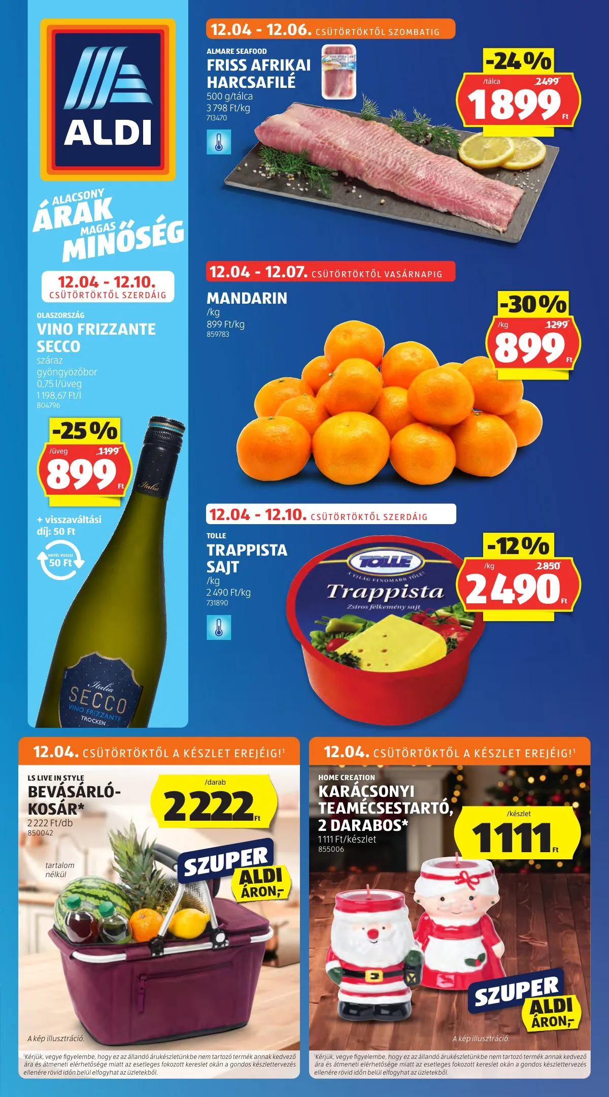 Aldi akciós újság 12.04–12.10