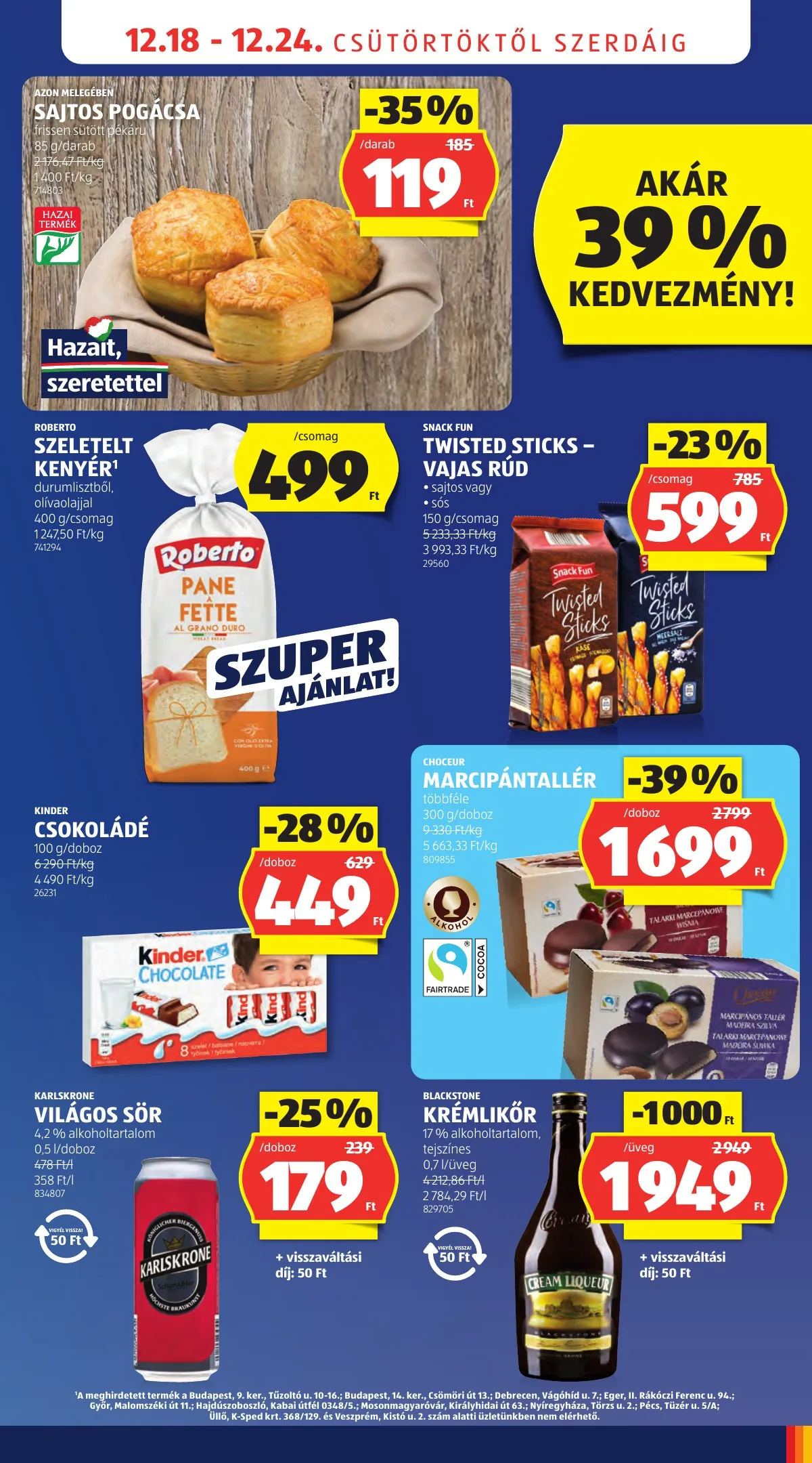 Aldi akciós újság 12.18–12.24 – 15. oldal