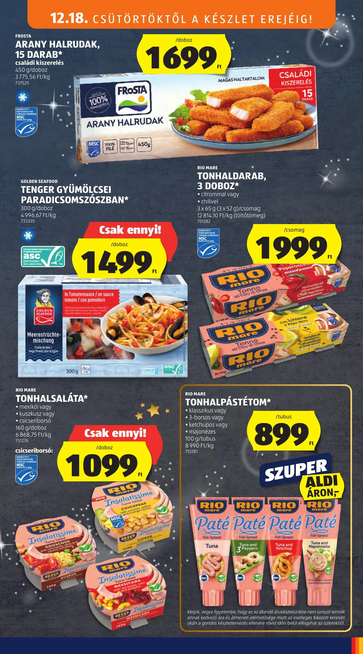 Aldi akciós újság 12.18–12.24 – 19. oldal