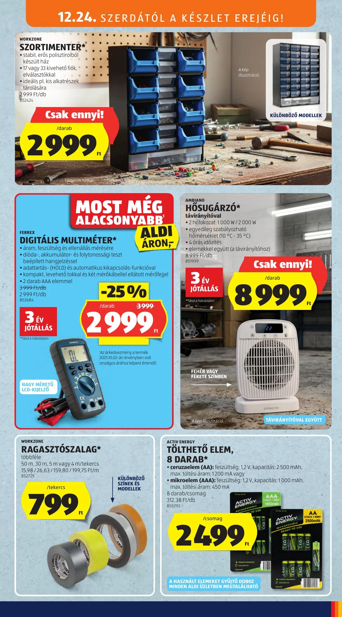 Aldi akciós újság 12.24–12.31 – 11. oldal