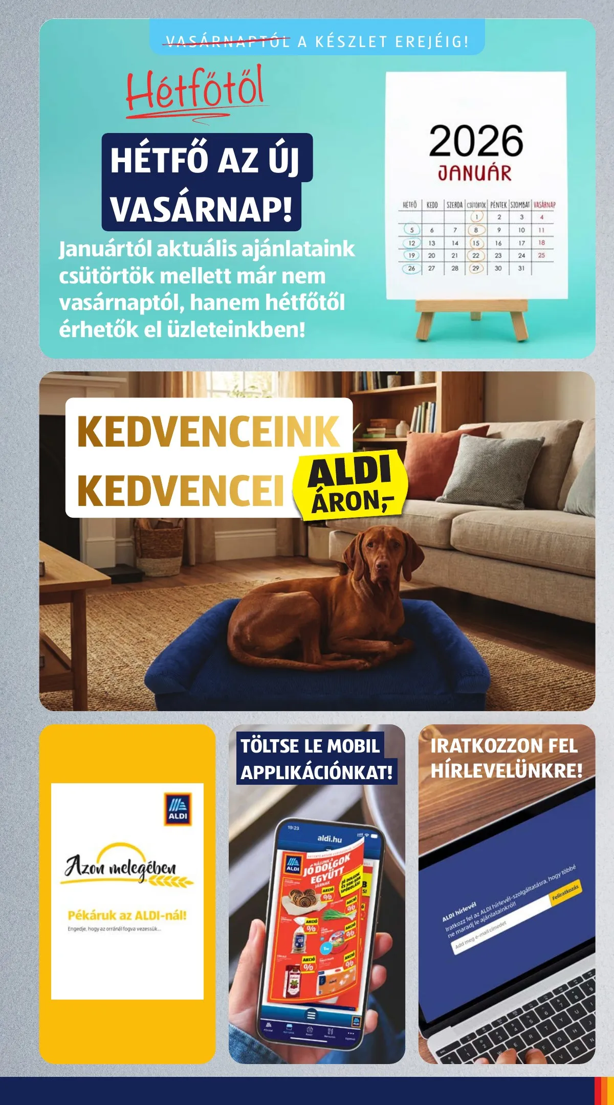 Aldi akciós újság 12.24–12.31 – 3. oldal