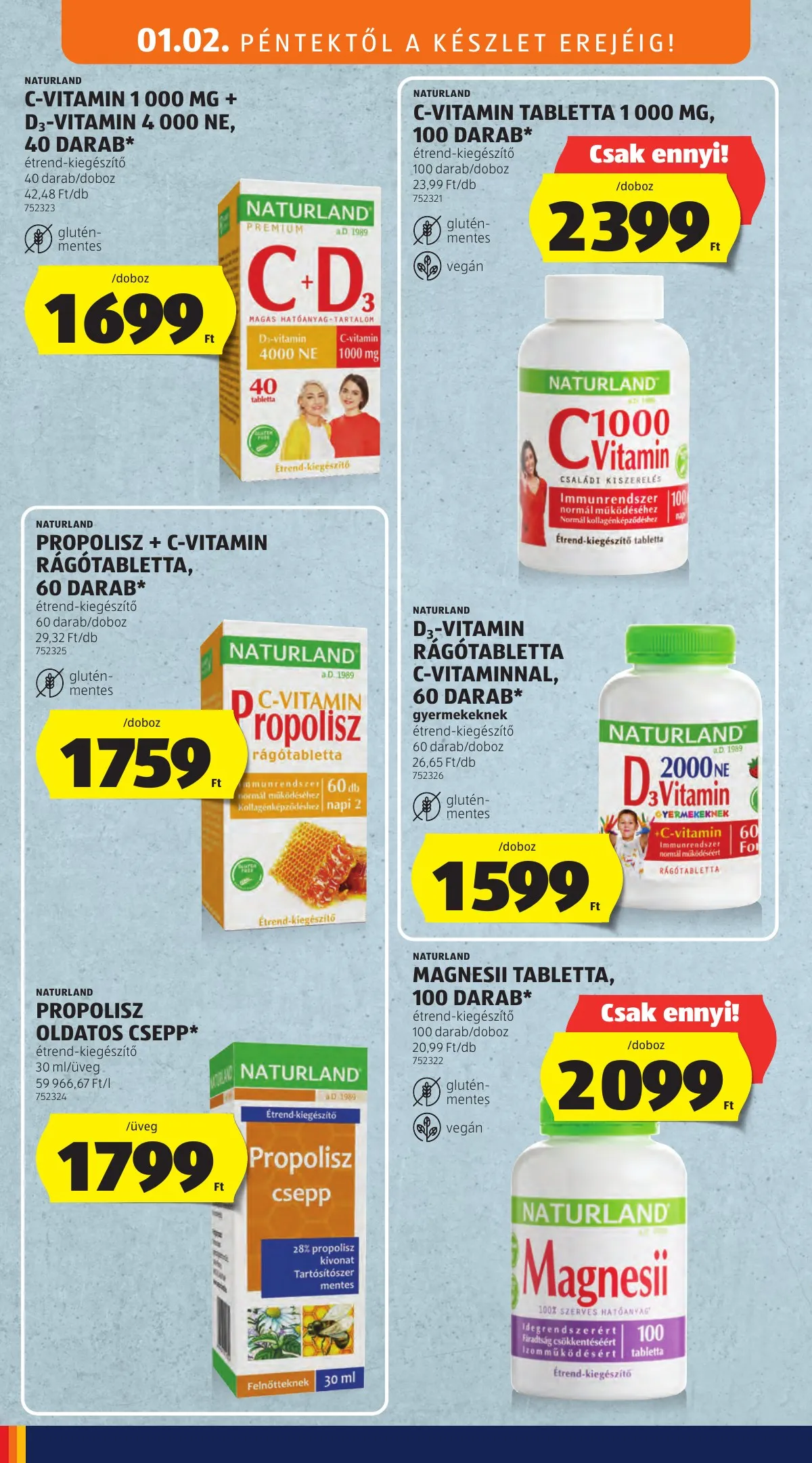 Aldi akciós újság 01.02–01.07 – 22. oldal