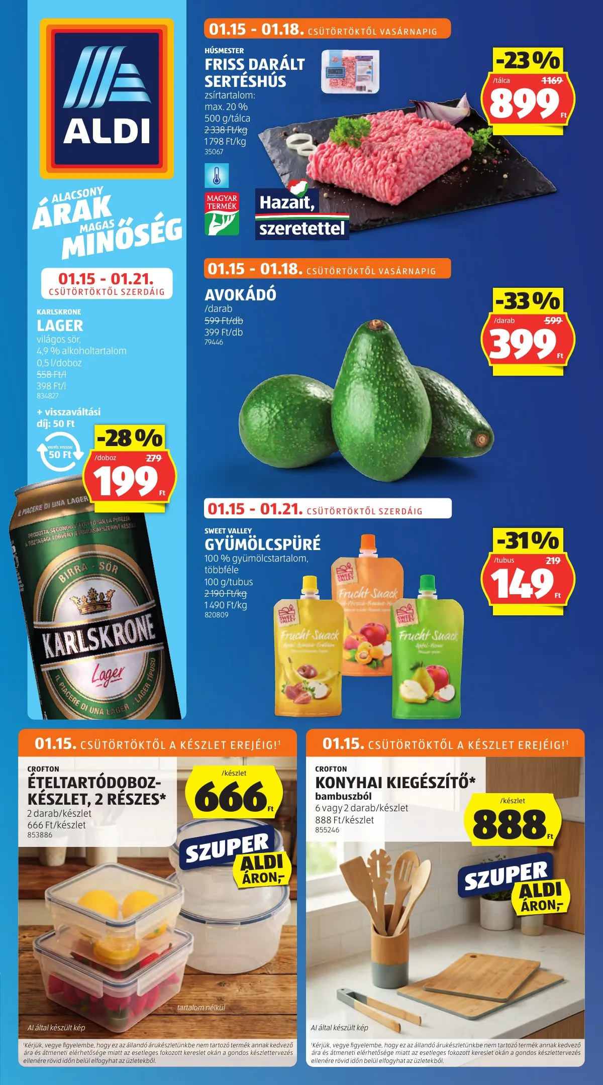 Aldi akciós újság 01.15–01.21