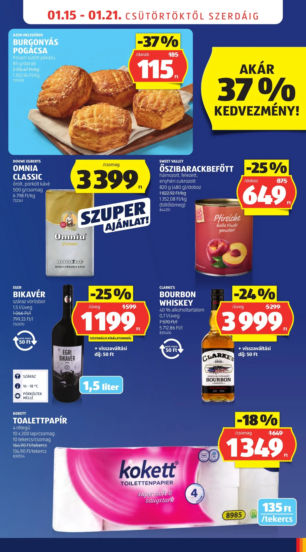 Aldi akciós újság 01.15–01.21 – 15. oldal