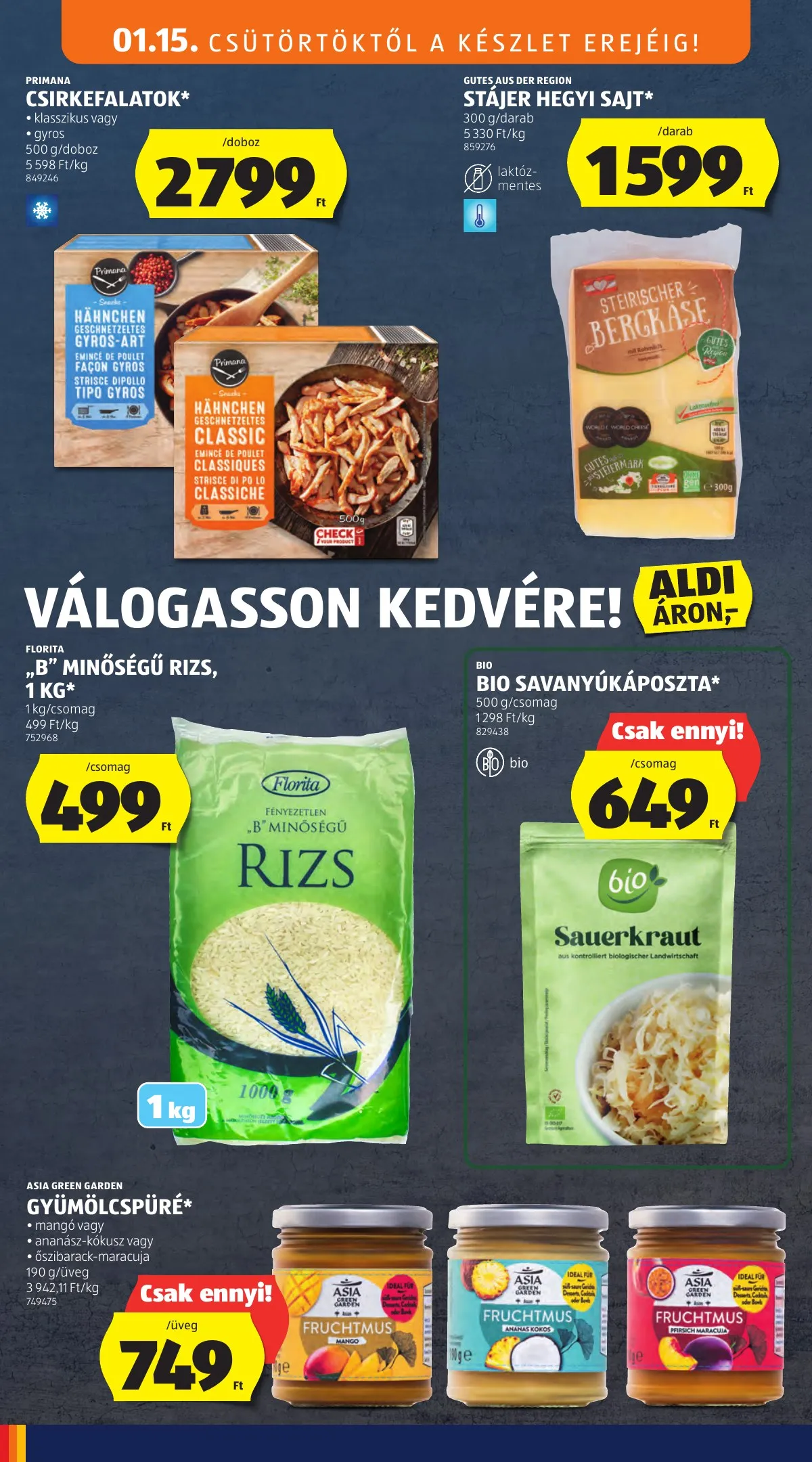 Aldi akciós újság 01.15–01.21 – 22. oldal