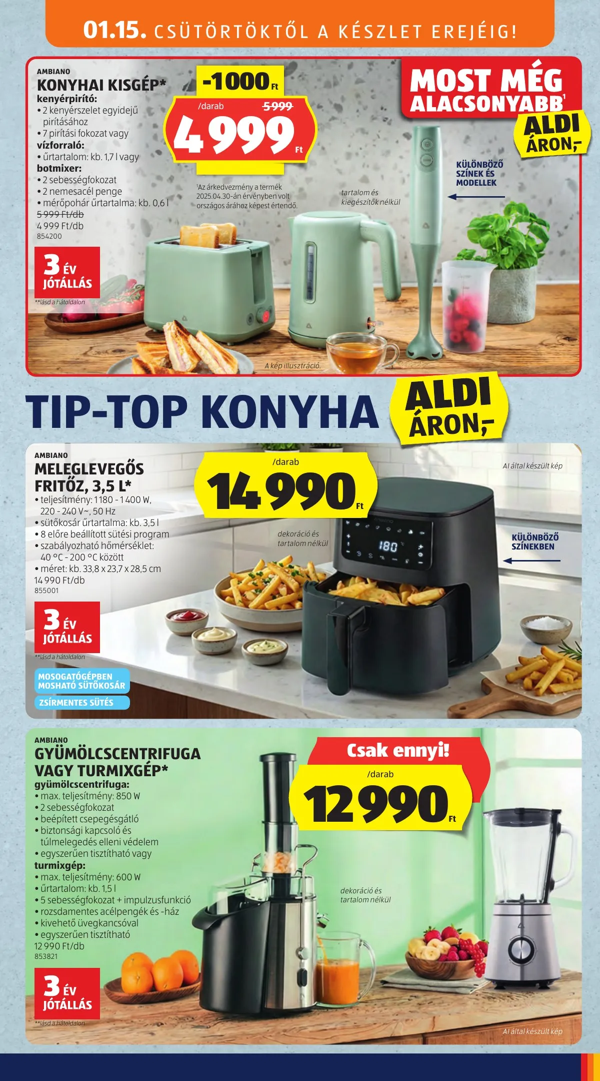Aldi akciós újság 01.15–01.21 – 23. oldal