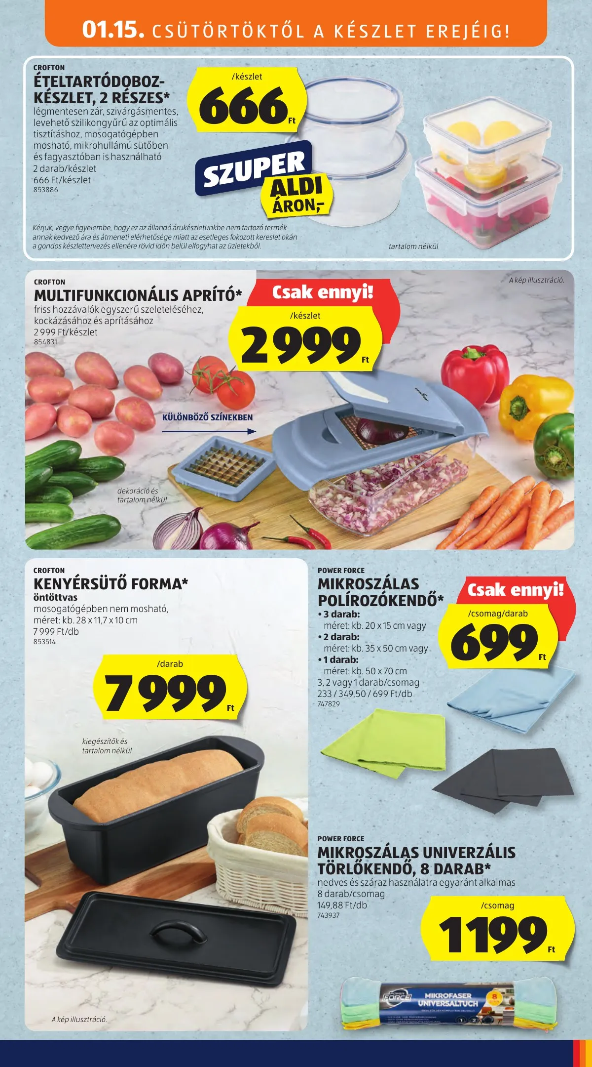 Aldi akciós újság 01.15–01.21 – 25. oldal