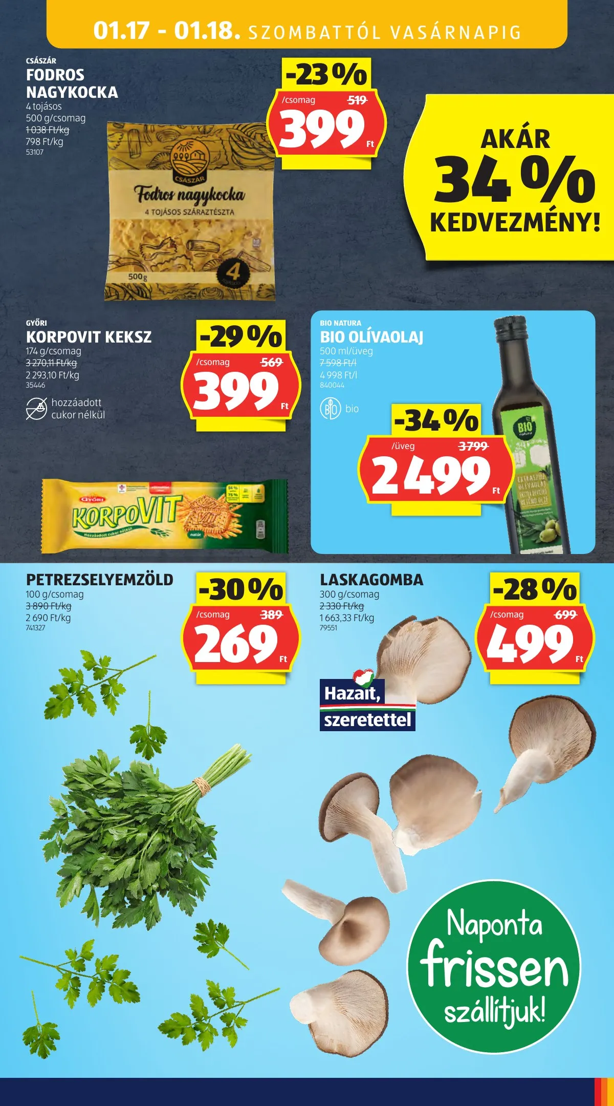 Aldi akciós újság 01.15–01.21 – 31. oldal