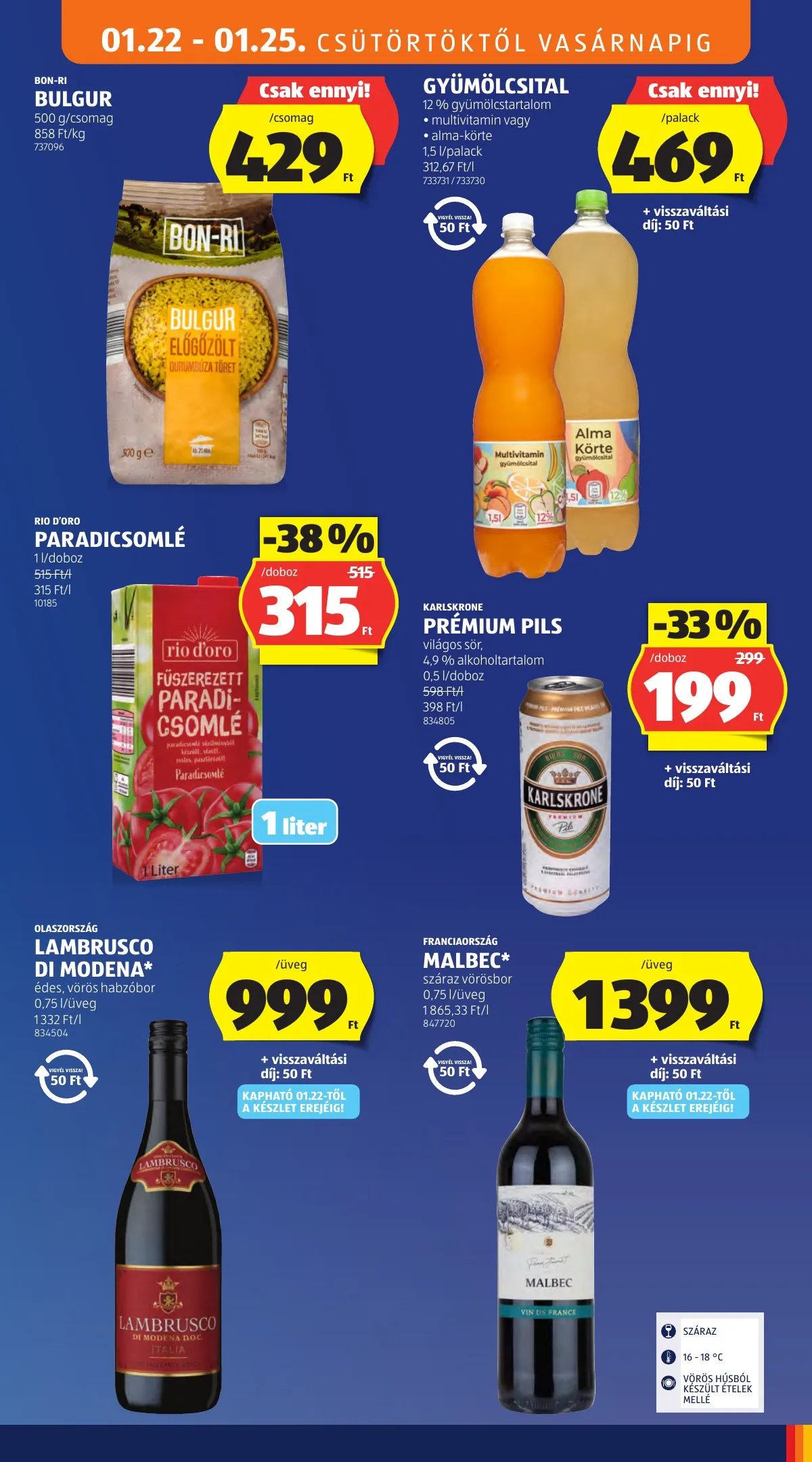 Aldi akciós újság 01.22–01.28 – 13. oldal