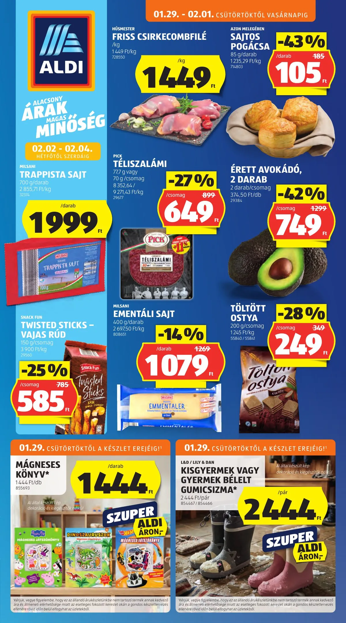 Aldi akciós újság 01.29–02.04