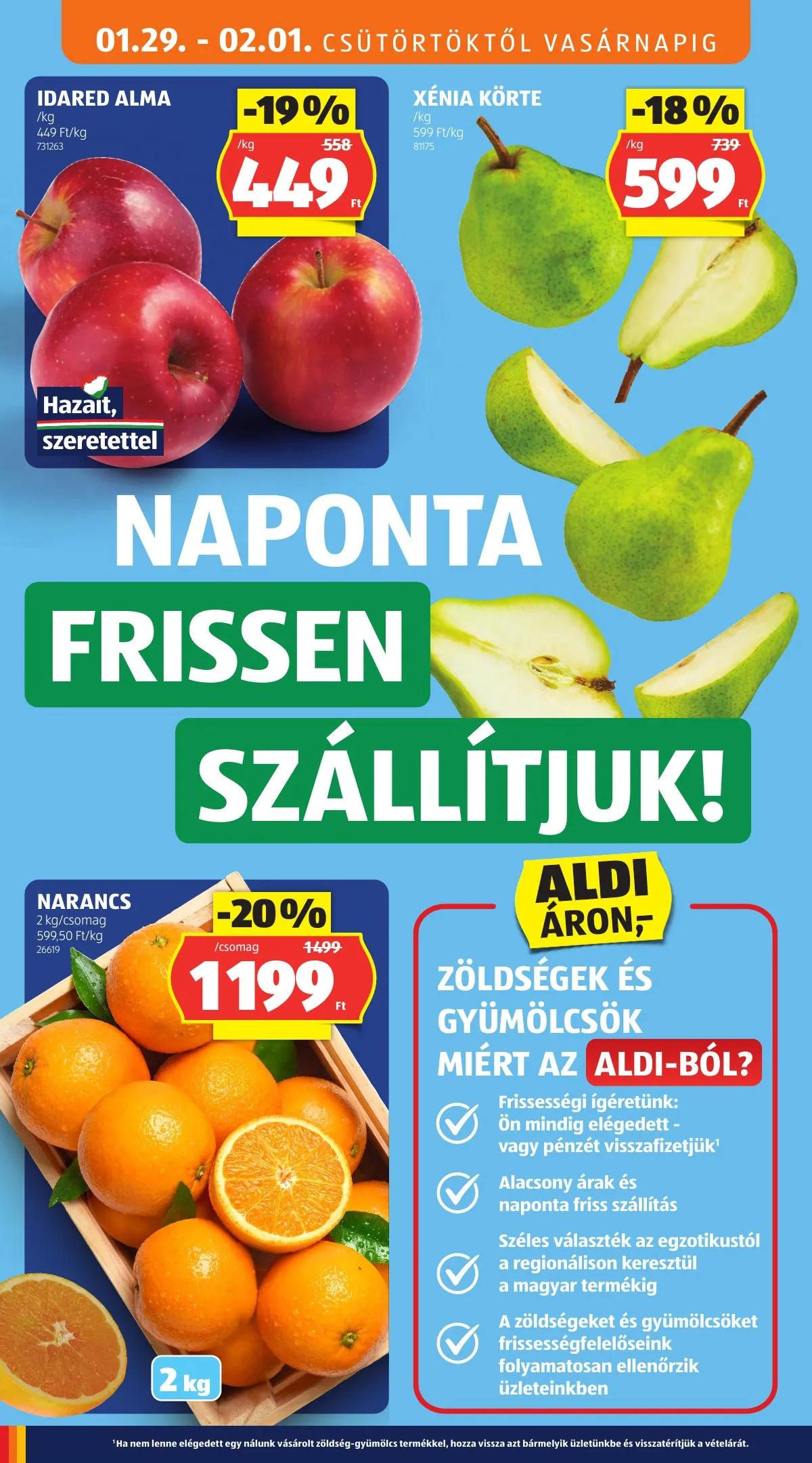 Aldi akciós újság 01.29–02.04 – 4. oldal