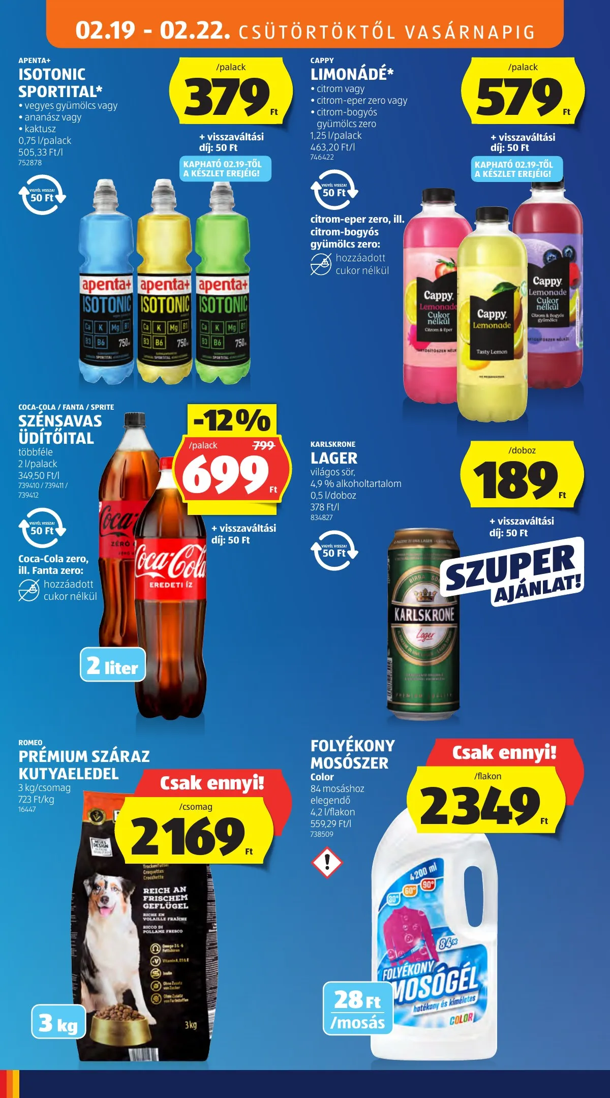 Aldi akciós újság 02.19–02.25 – 12. oldal