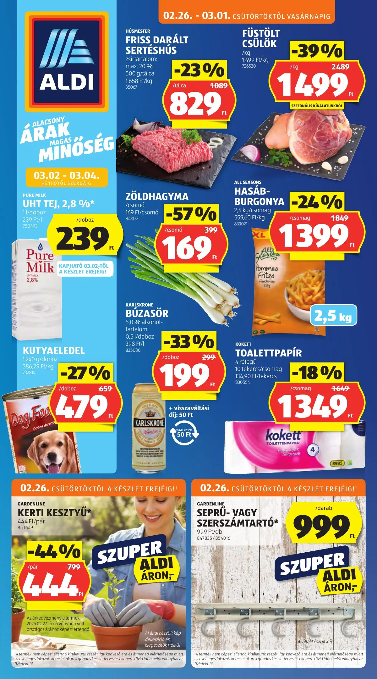 Aldi akciós újság 02.26–03.04