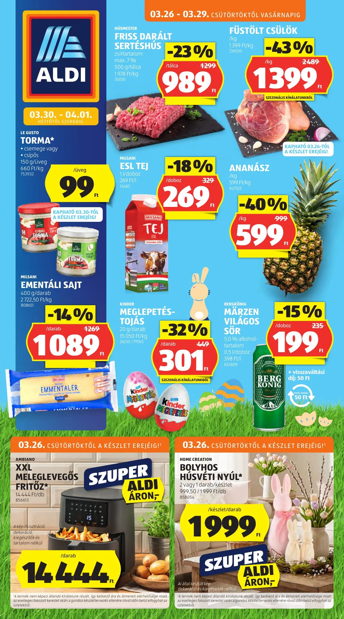 Aldi akciós újság 03.26–04.01