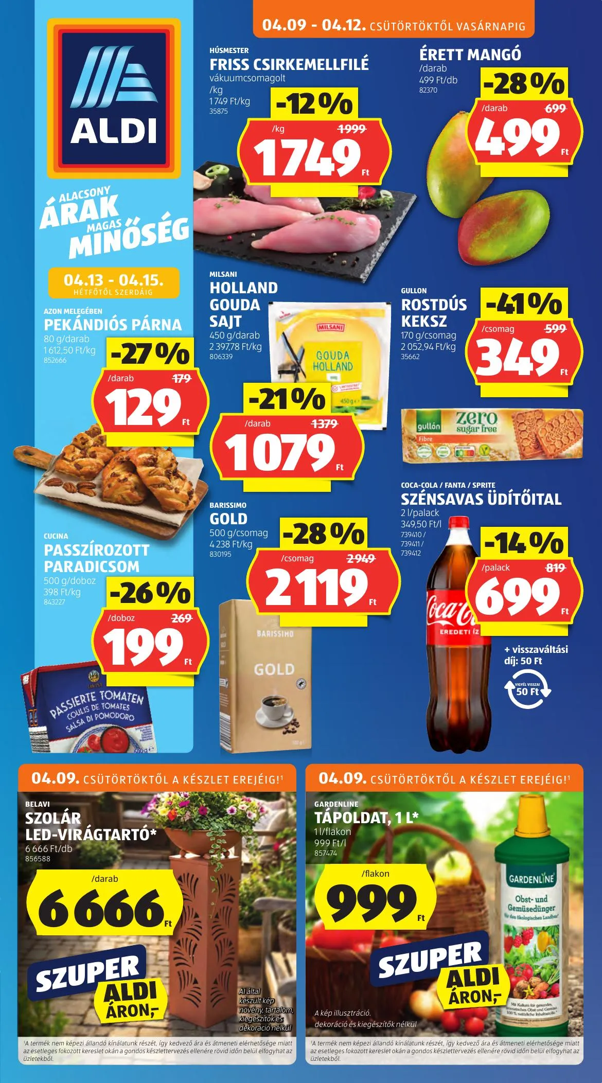 Aldi akciós újság 04.09–04.12