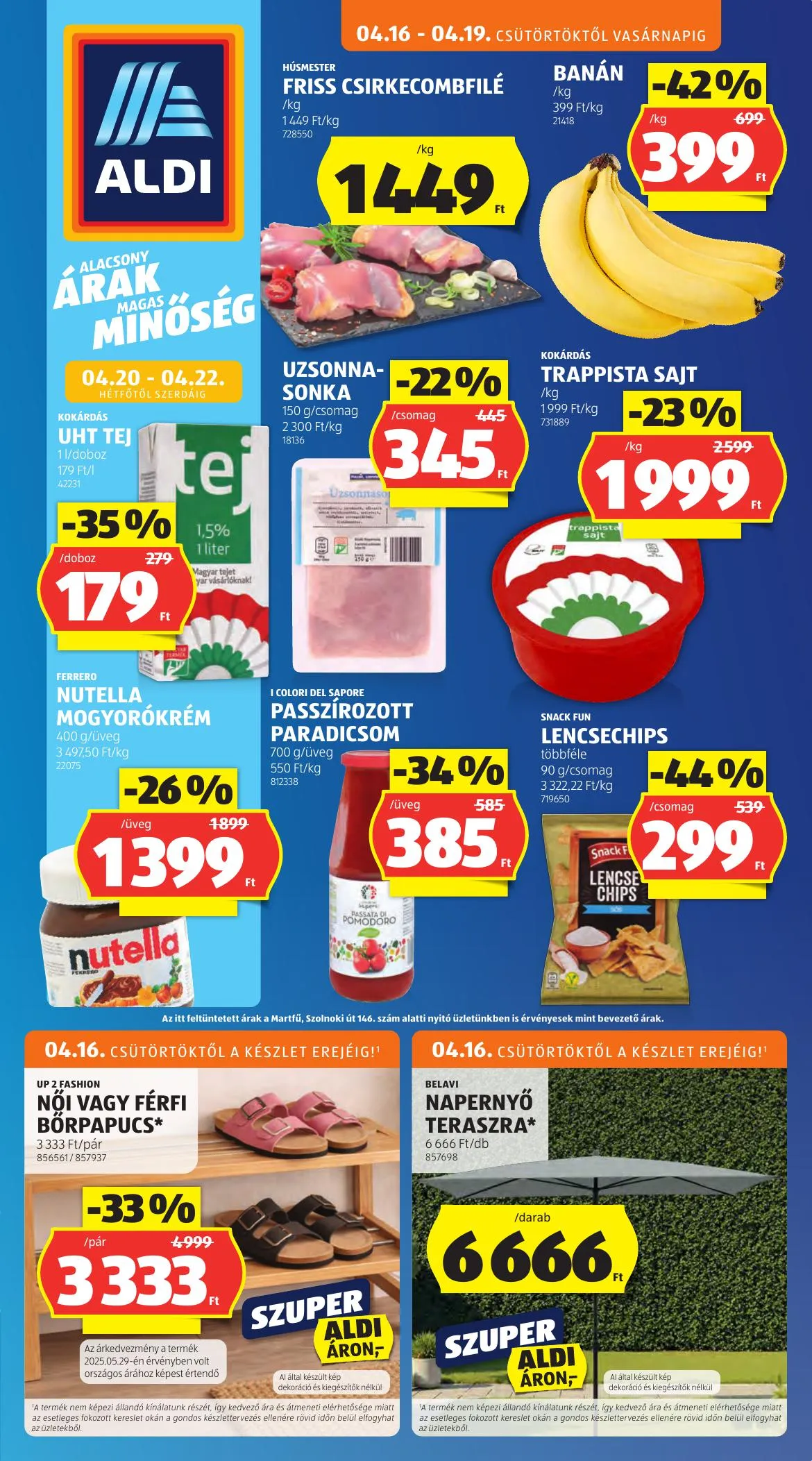 Aldi akciós újság 04.16–04.22