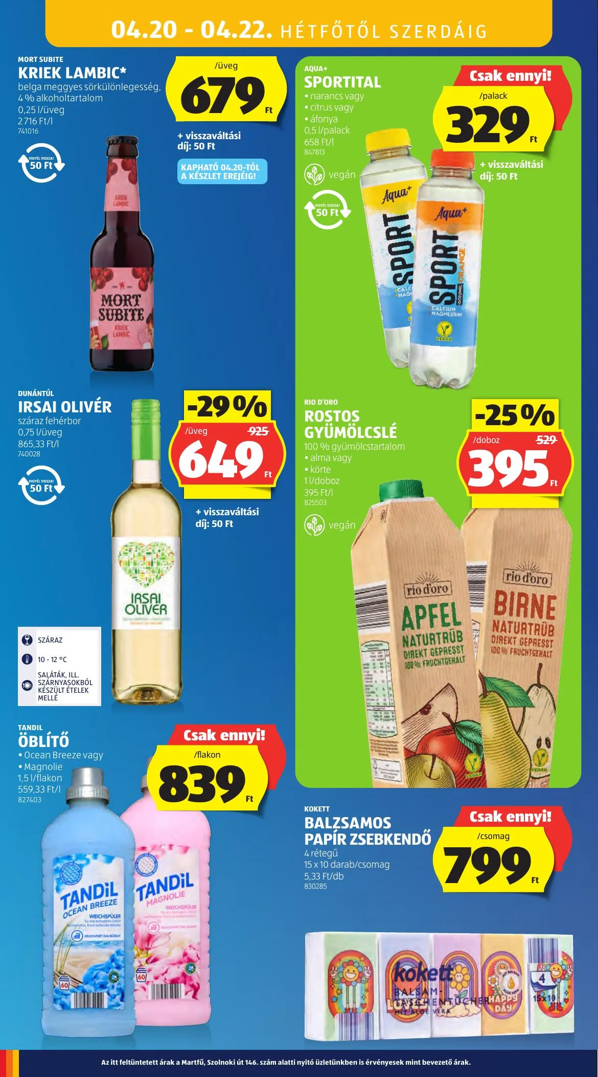 Aldi akciós újság 04.16–04.22 – 42. oldal