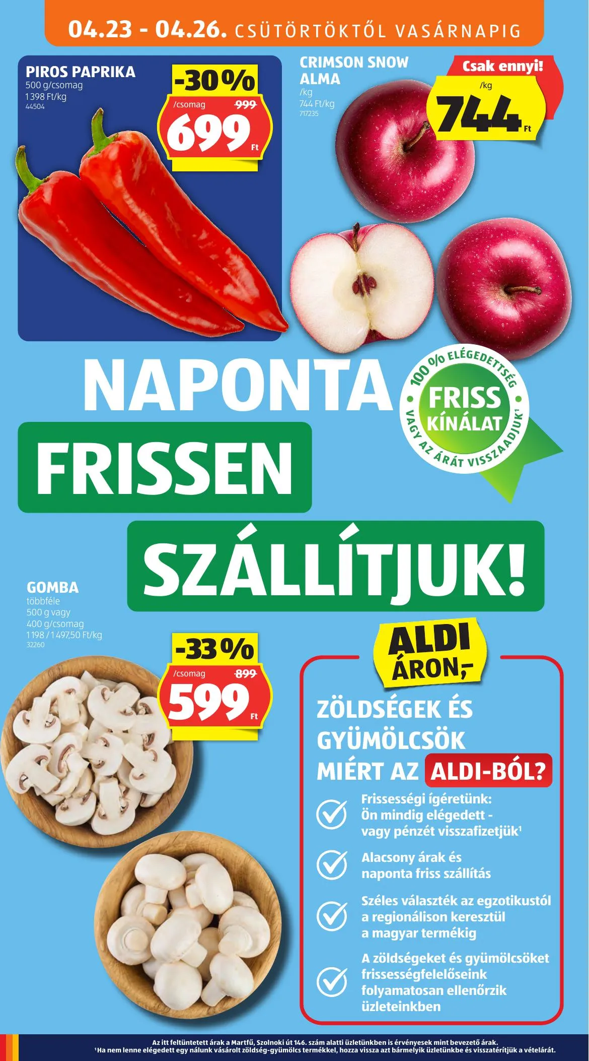 Aldi akciós újság 04.23–04.29 – 4. oldal