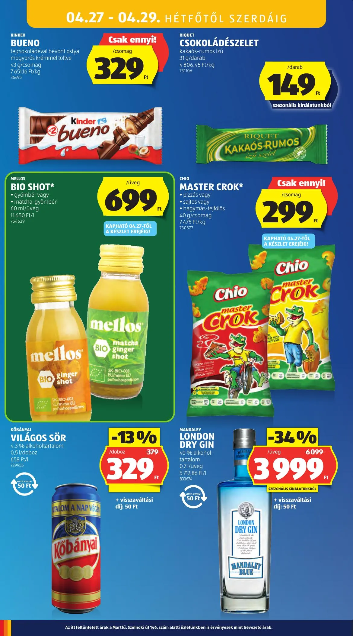 Aldi akciós újság 04.23–04.29 – 40. oldal