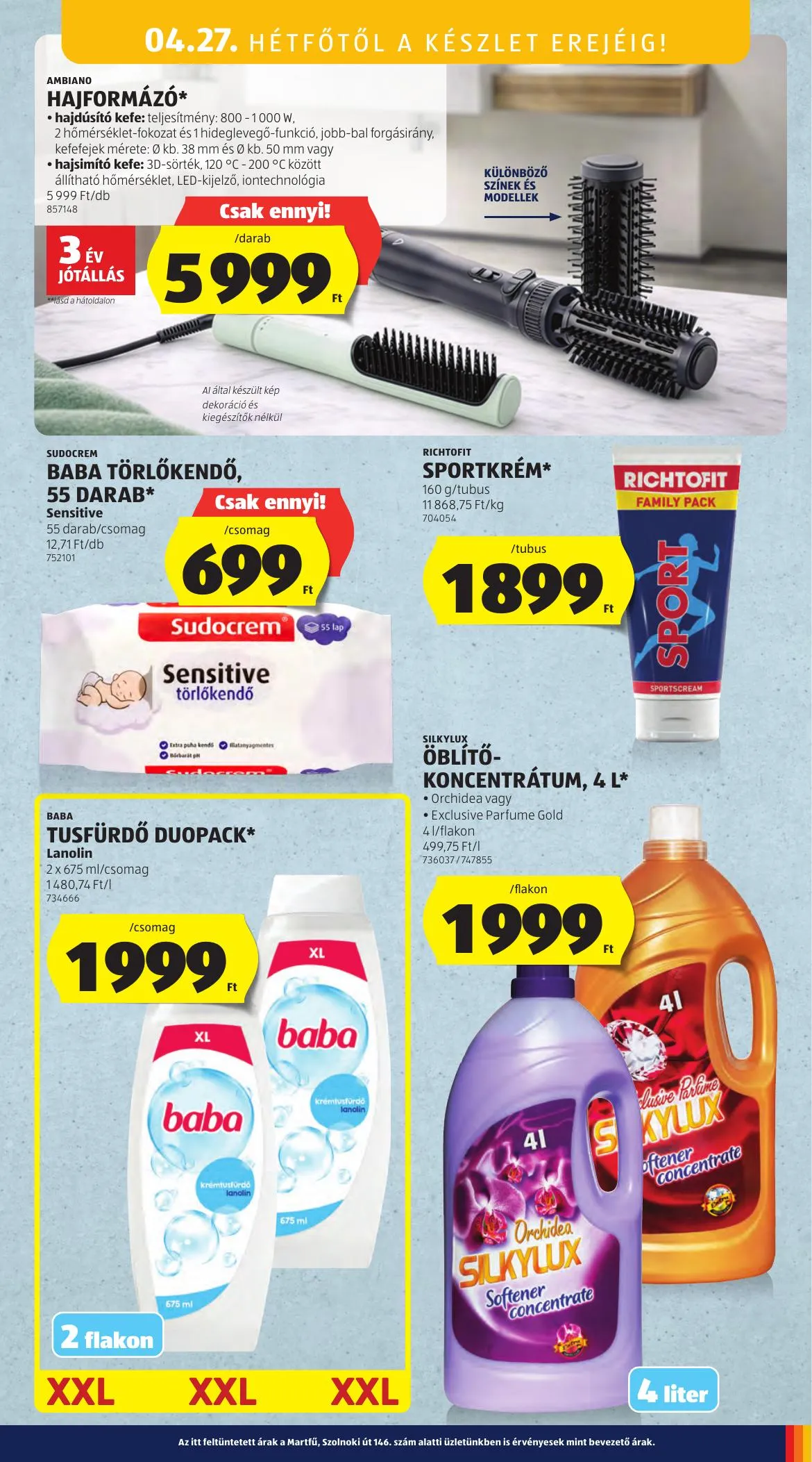 Aldi akciós újság 04.23–04.29 – 55. oldal