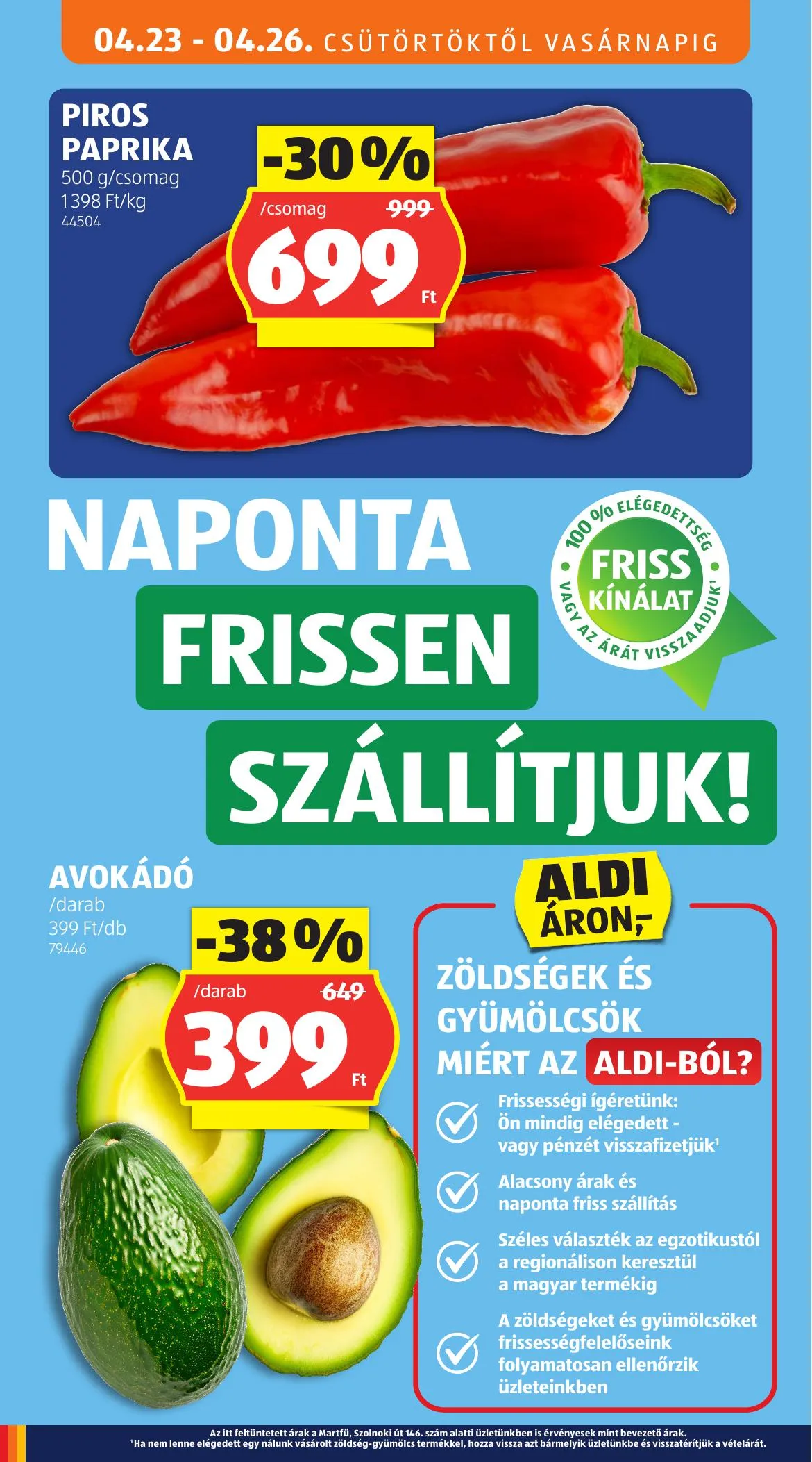 Aldi akciós újság 04.23–04.29 – 8. oldal