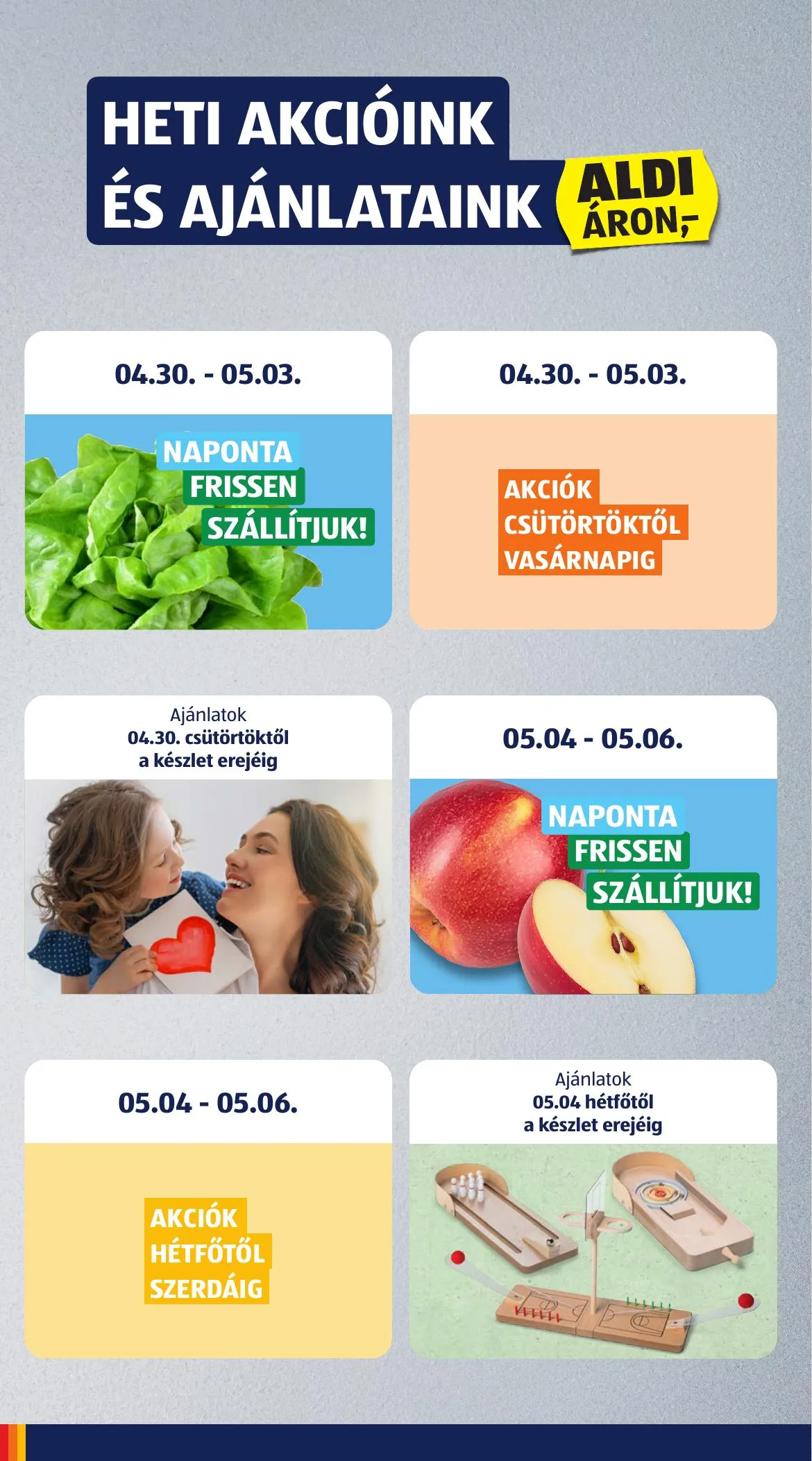 Aldi akciós újság 04.30–05.06 – 4. oldal