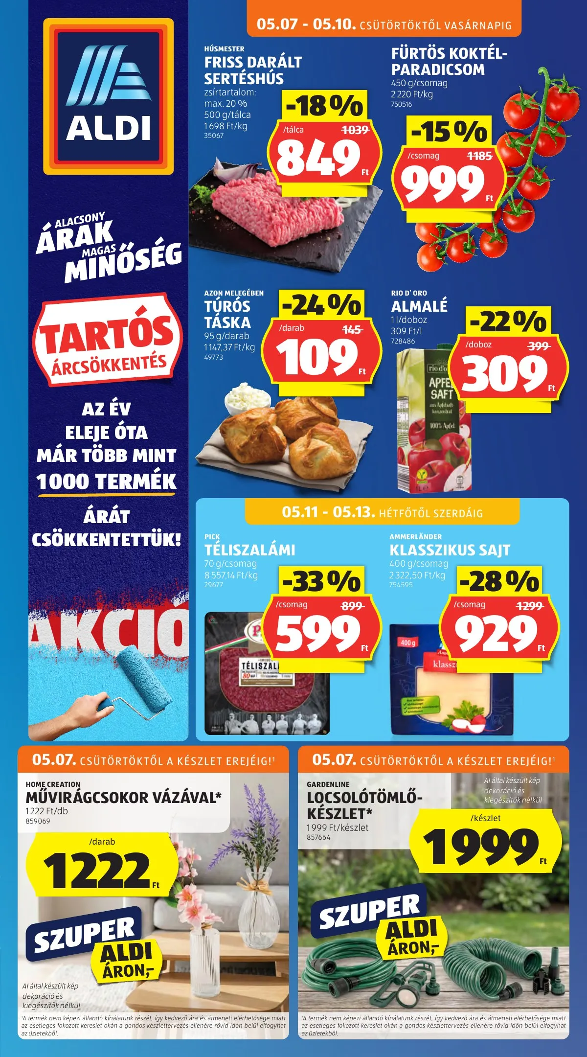 Aldi akciós újság 05.07–05.13
