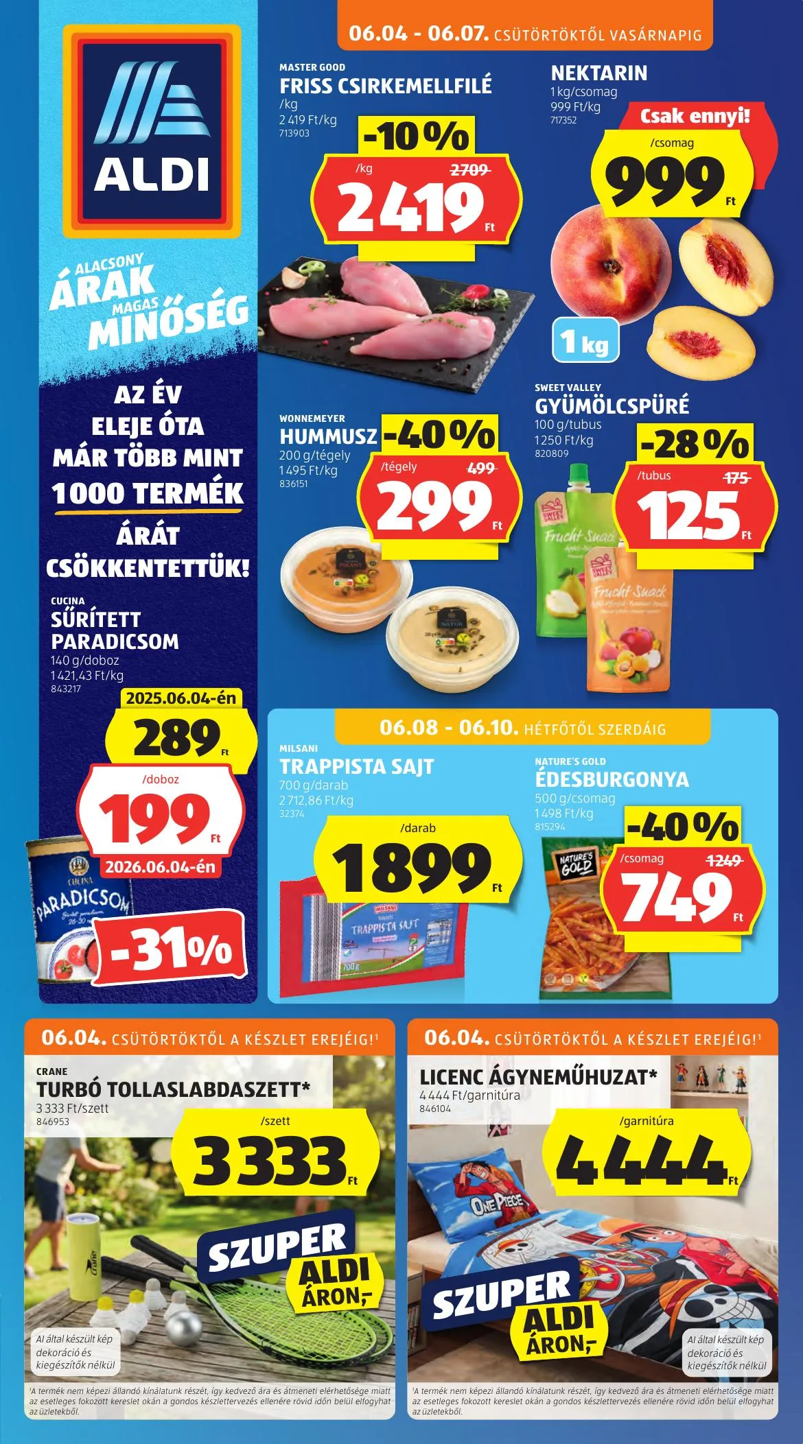Aldi akciós újság 06.04–06.10