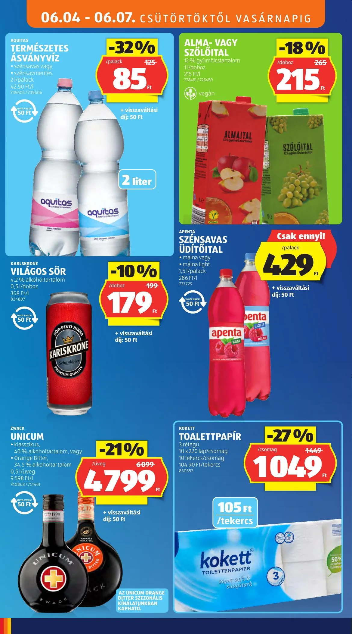 Aldi akciós újság 06.04–06.10 – 14. oldal
