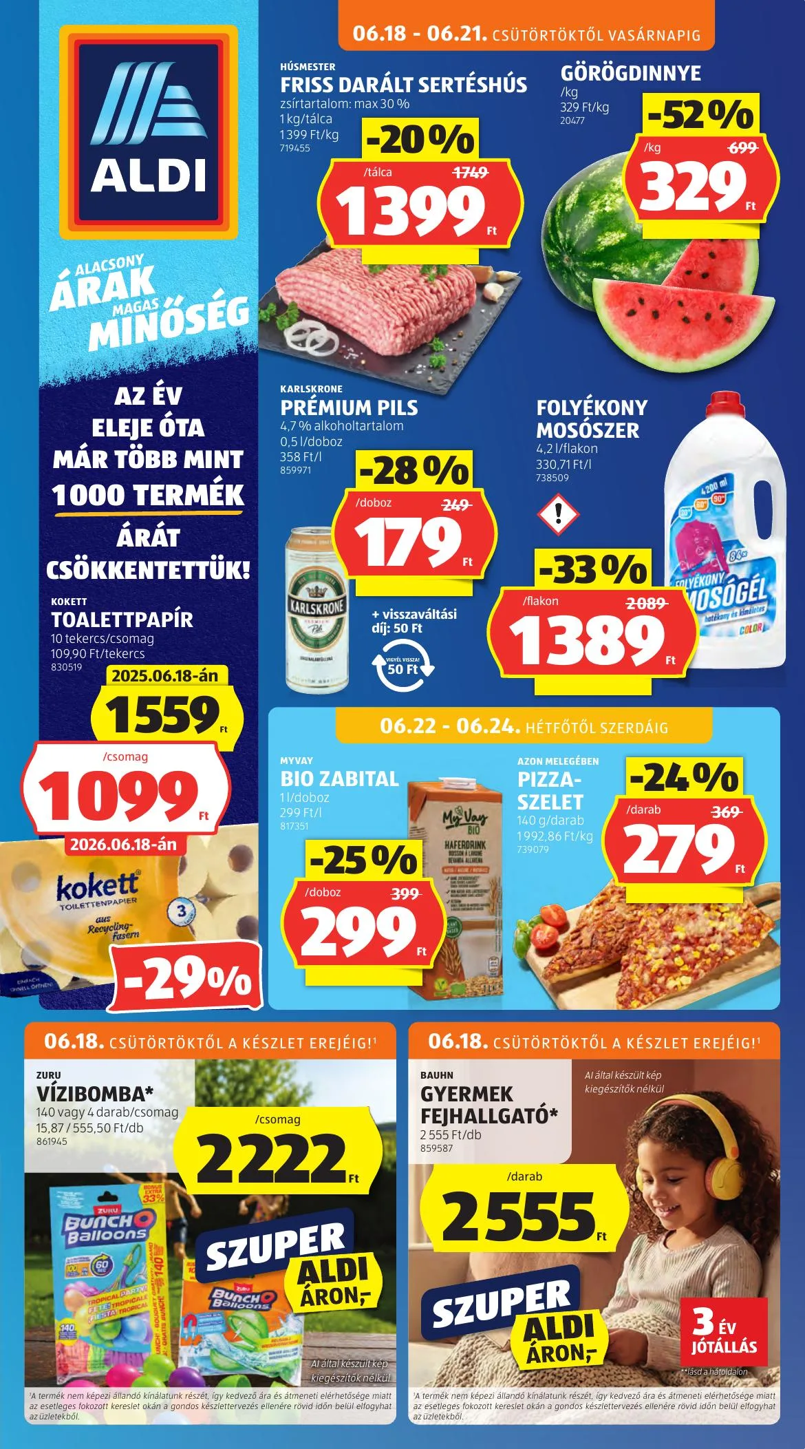 Aldi akciós újság 06.18–06.24