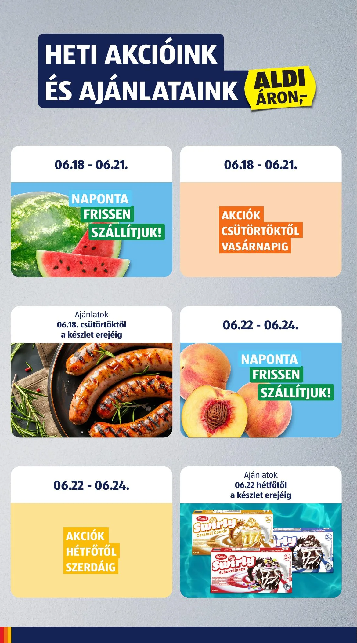 Aldi akciós újság 06.18–06.24 – 6. oldal
