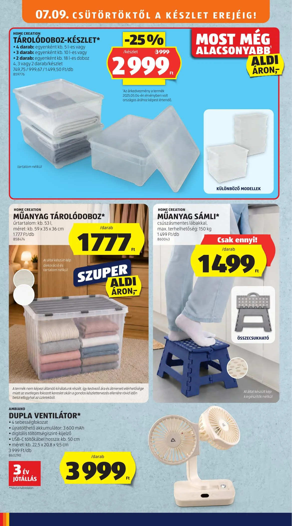 Aldi akciós újság 07.09–07.15 – 42. oldal