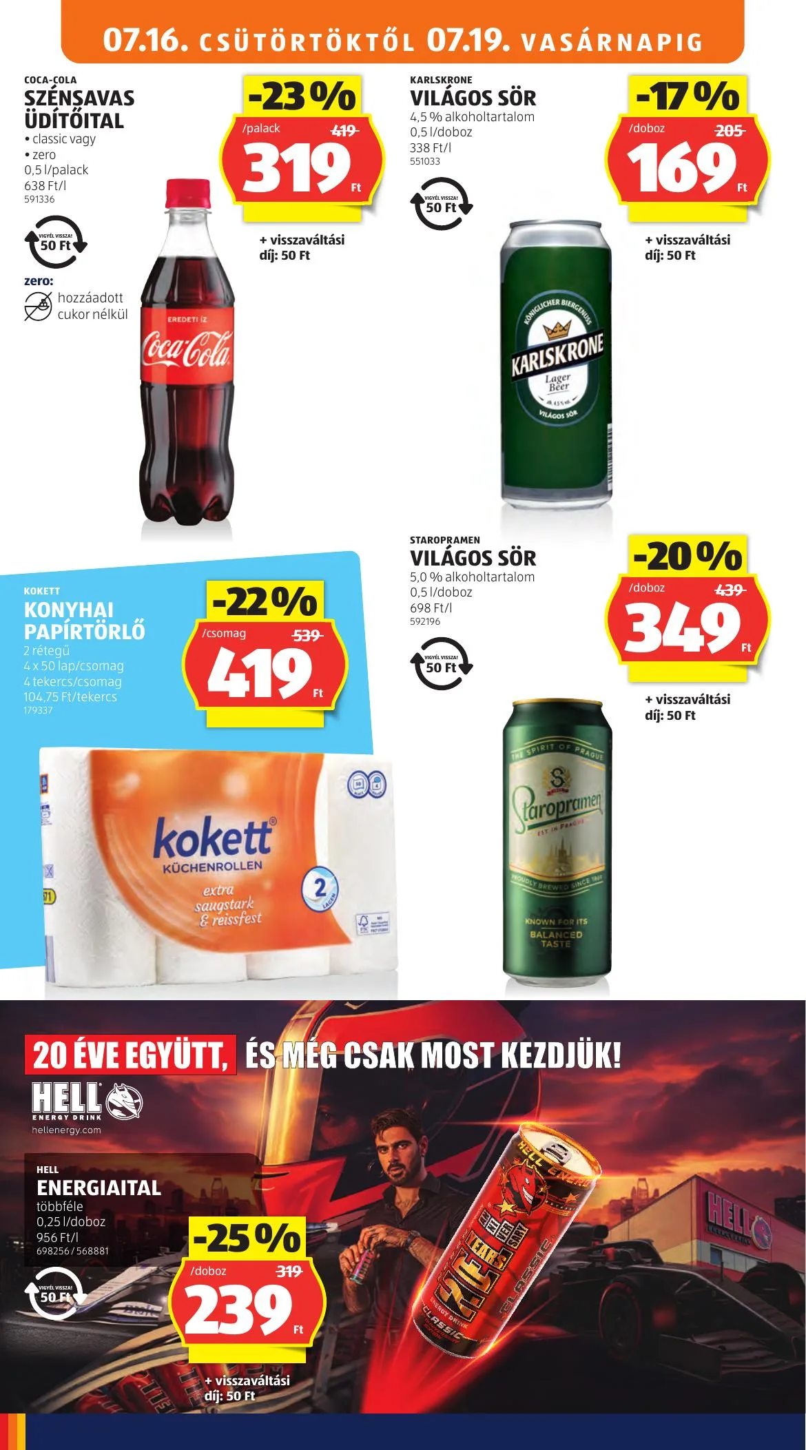 Aldi akciós újság 07.16–07.22 – 20. oldal