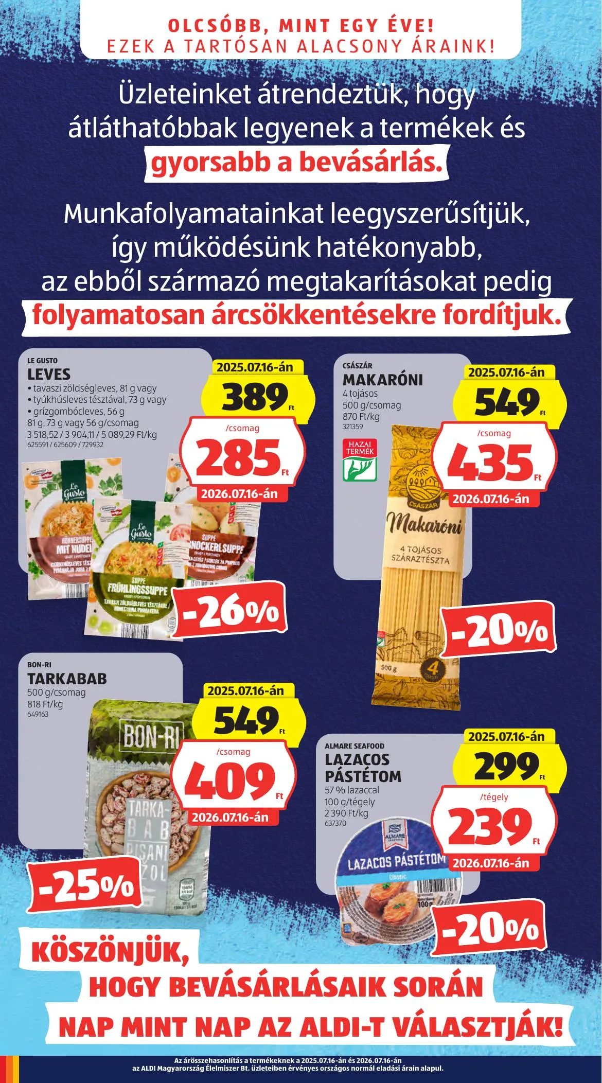 Aldi akciós újság 07.16–07.22 – 4. oldal