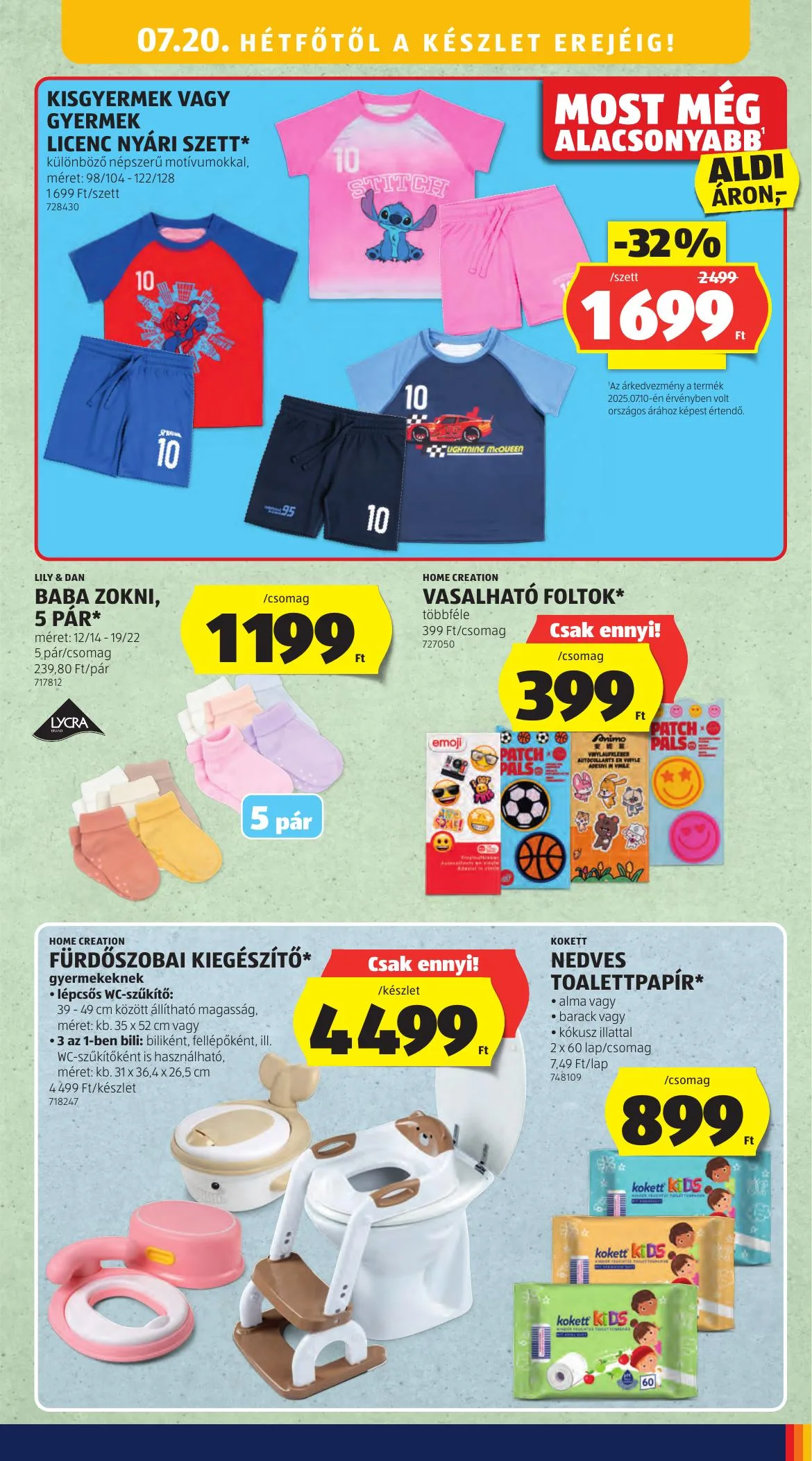 Aldi akciós újság 07.16–07.22 – 51. oldal