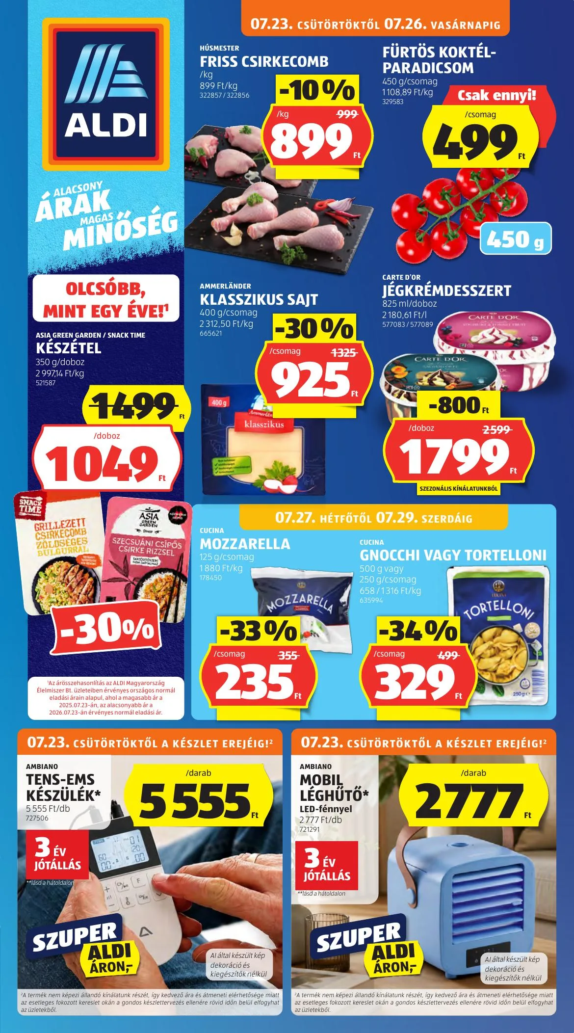 Aldi akciós újság 07.23–07.29
