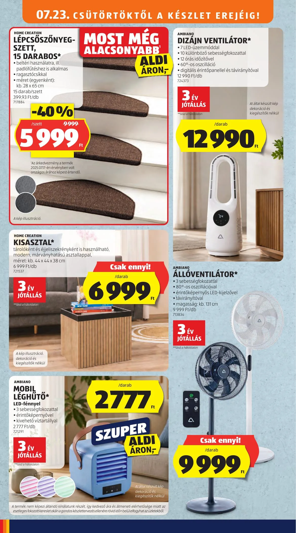 Aldi akciós újság 07.23–07.29 – 40. oldal