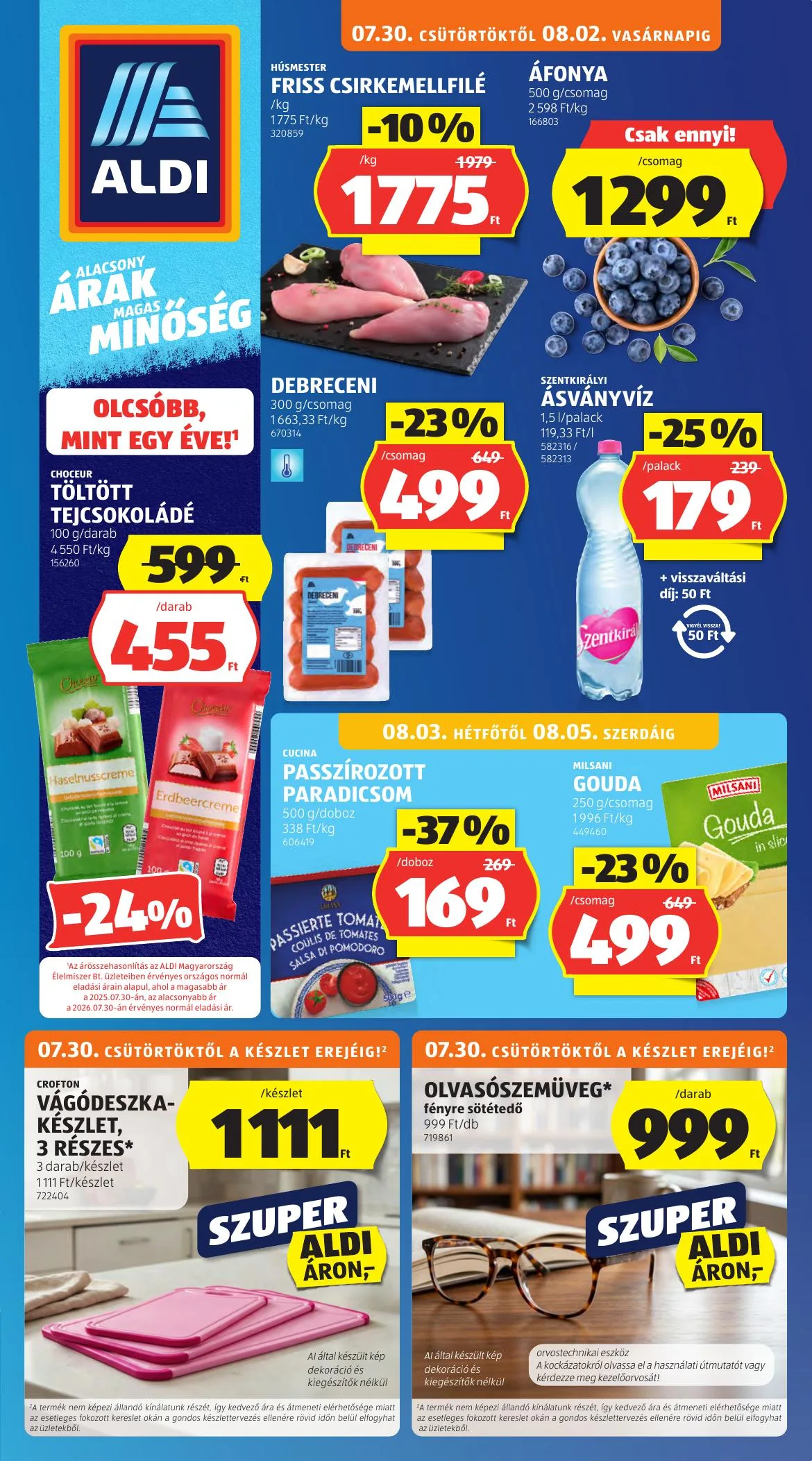 Aldi akciós újság 07.30–08.05