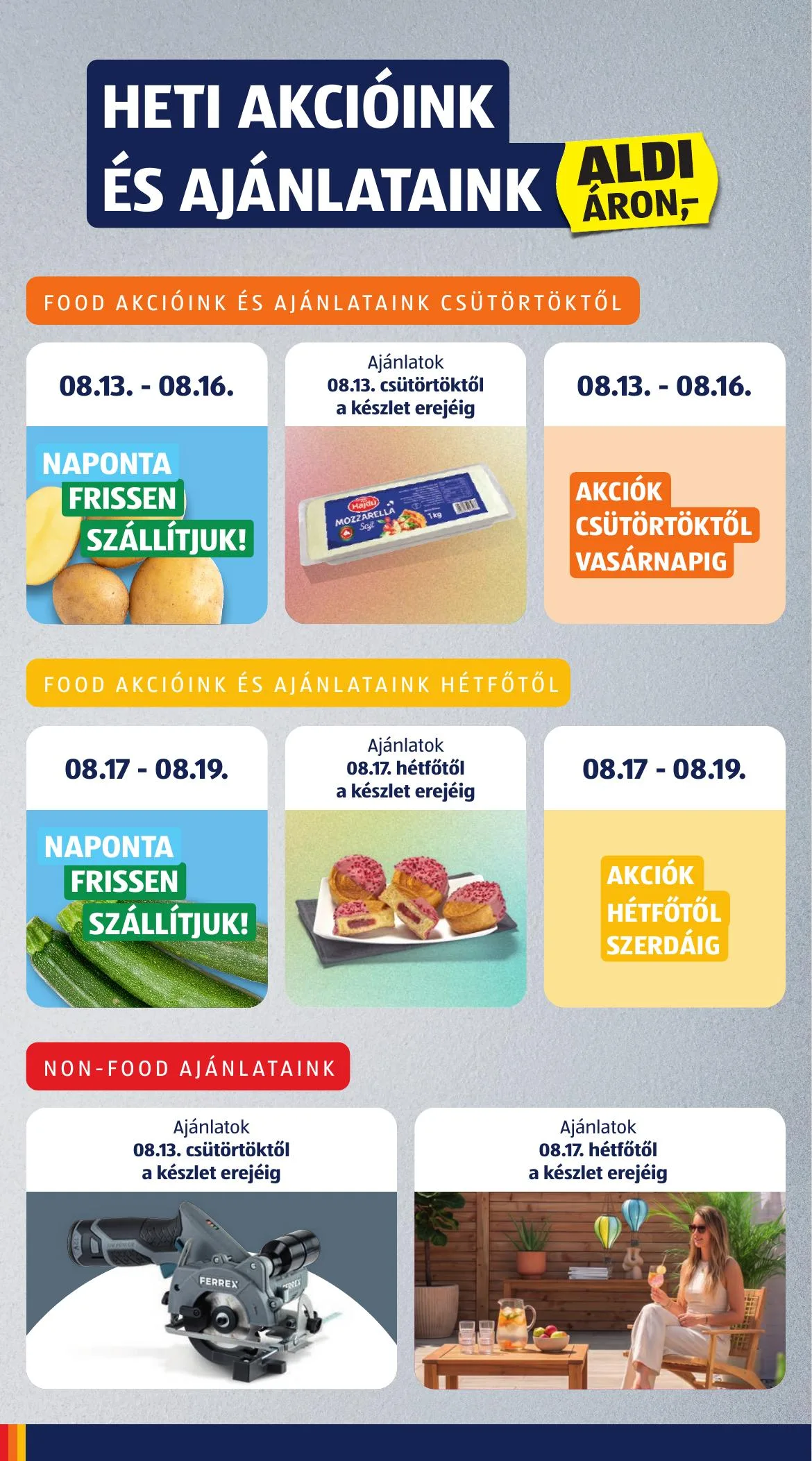 Aldi akciós újság 08.13–08.19 – 6. oldal