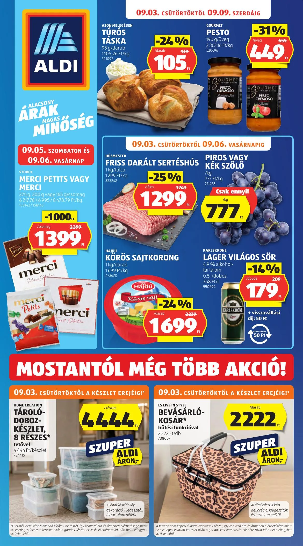 Aldi akciós újság 09.03–09.09