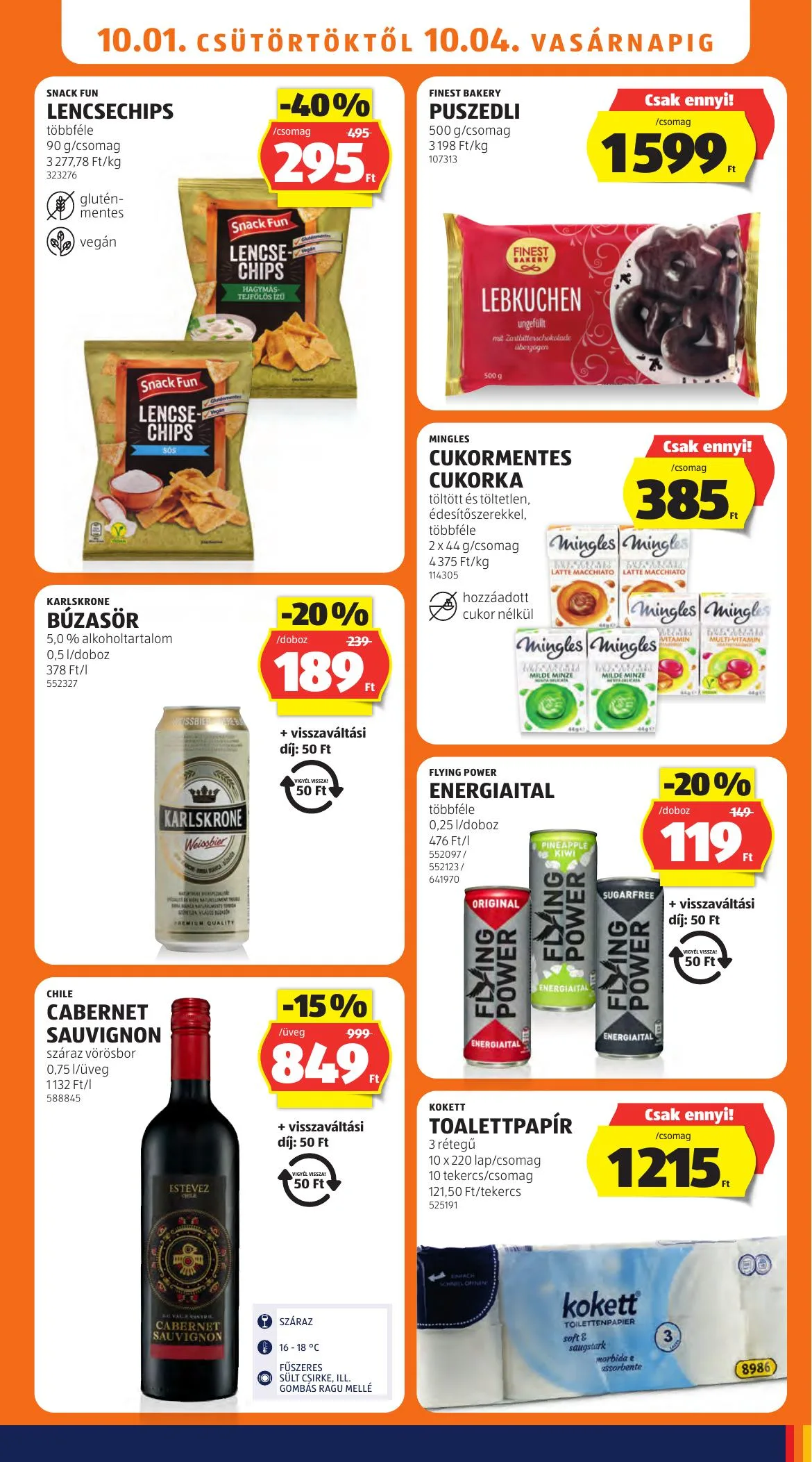 Aldi akciós újság 10.01–10.07 – 15. oldal
