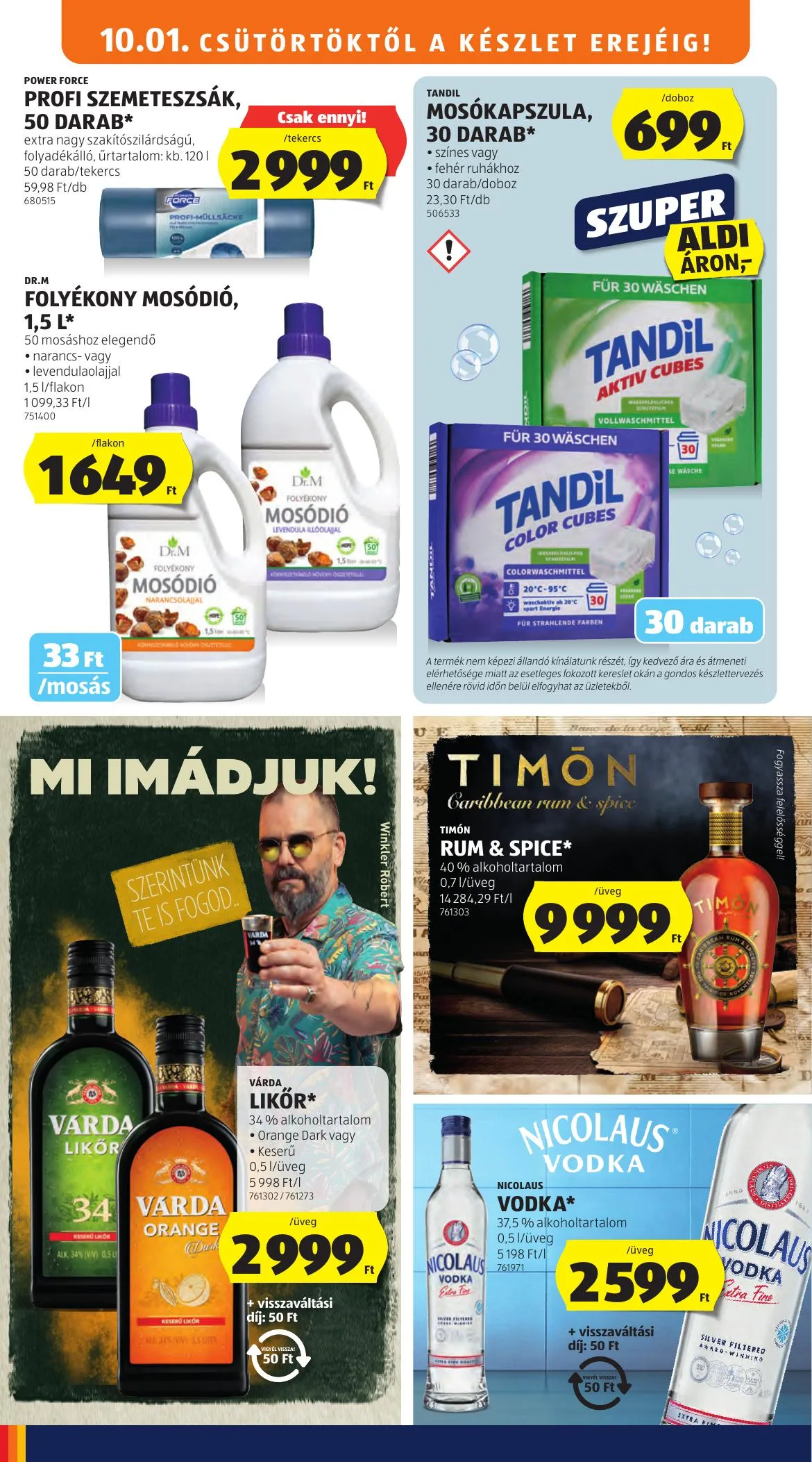 Aldi akciós újság 10.01–10.07 – 20. oldal