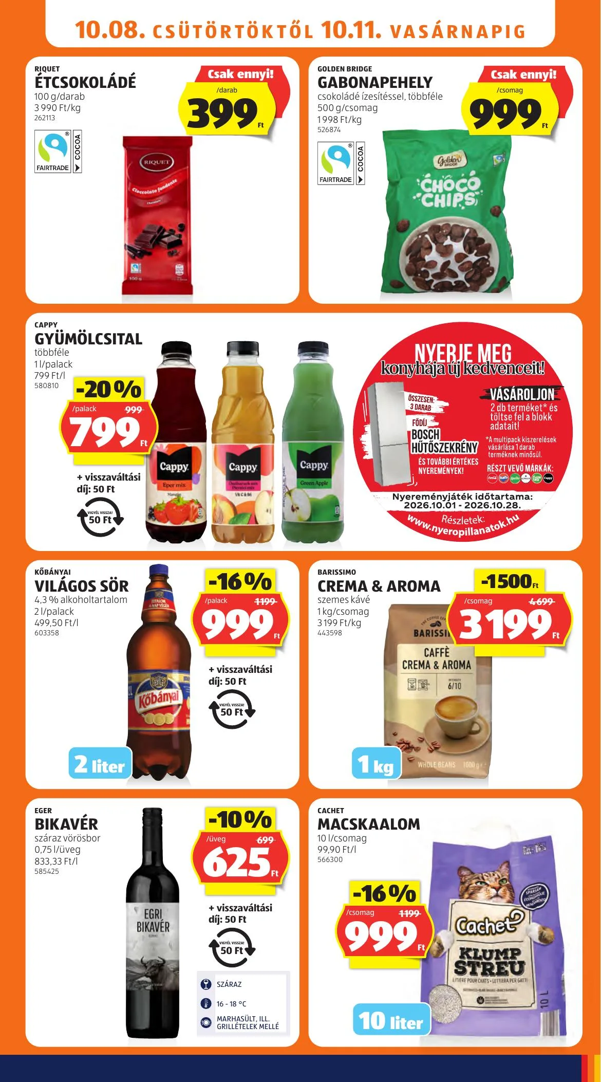 Aldi akciós újság 10.08–10.14 – 15. oldal