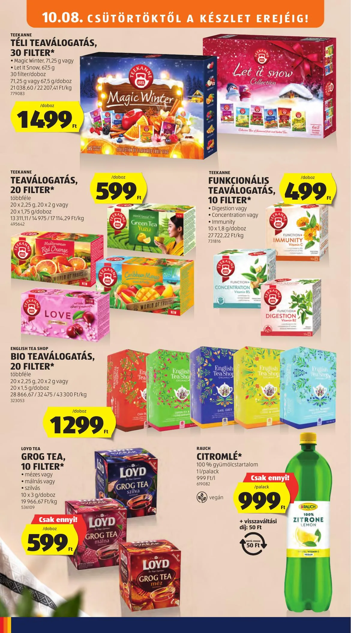 Aldi akciós újság 10.08–10.14 – 22. oldal