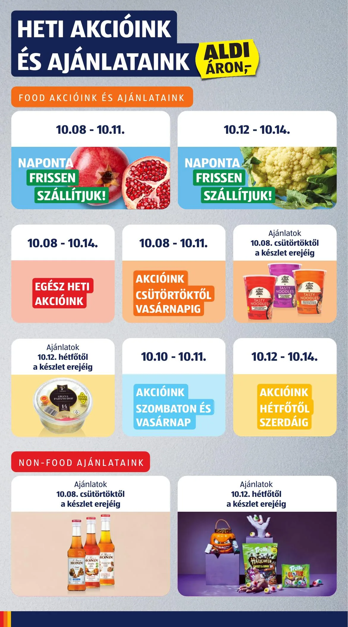 Aldi akciós újság 10.08–10.14 – 4. oldal