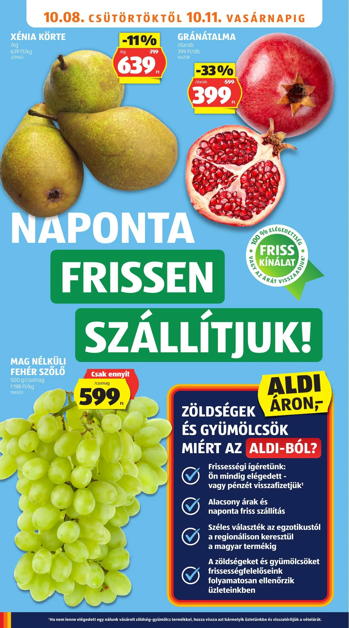 Aldi akciós újság 10.08–10.14 – 6. oldal