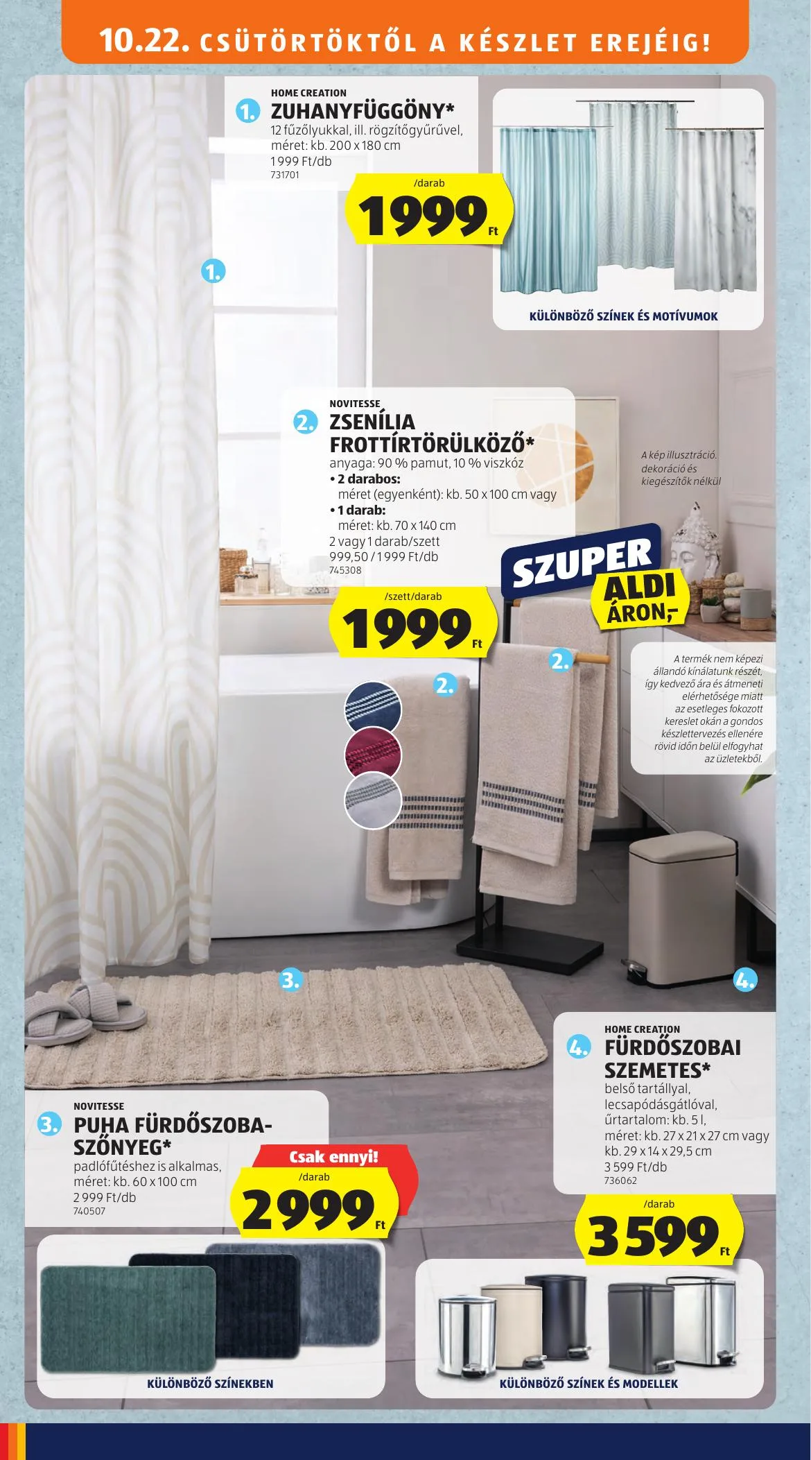 Aldi akciós újság 10.22–10.28 – 40. oldal