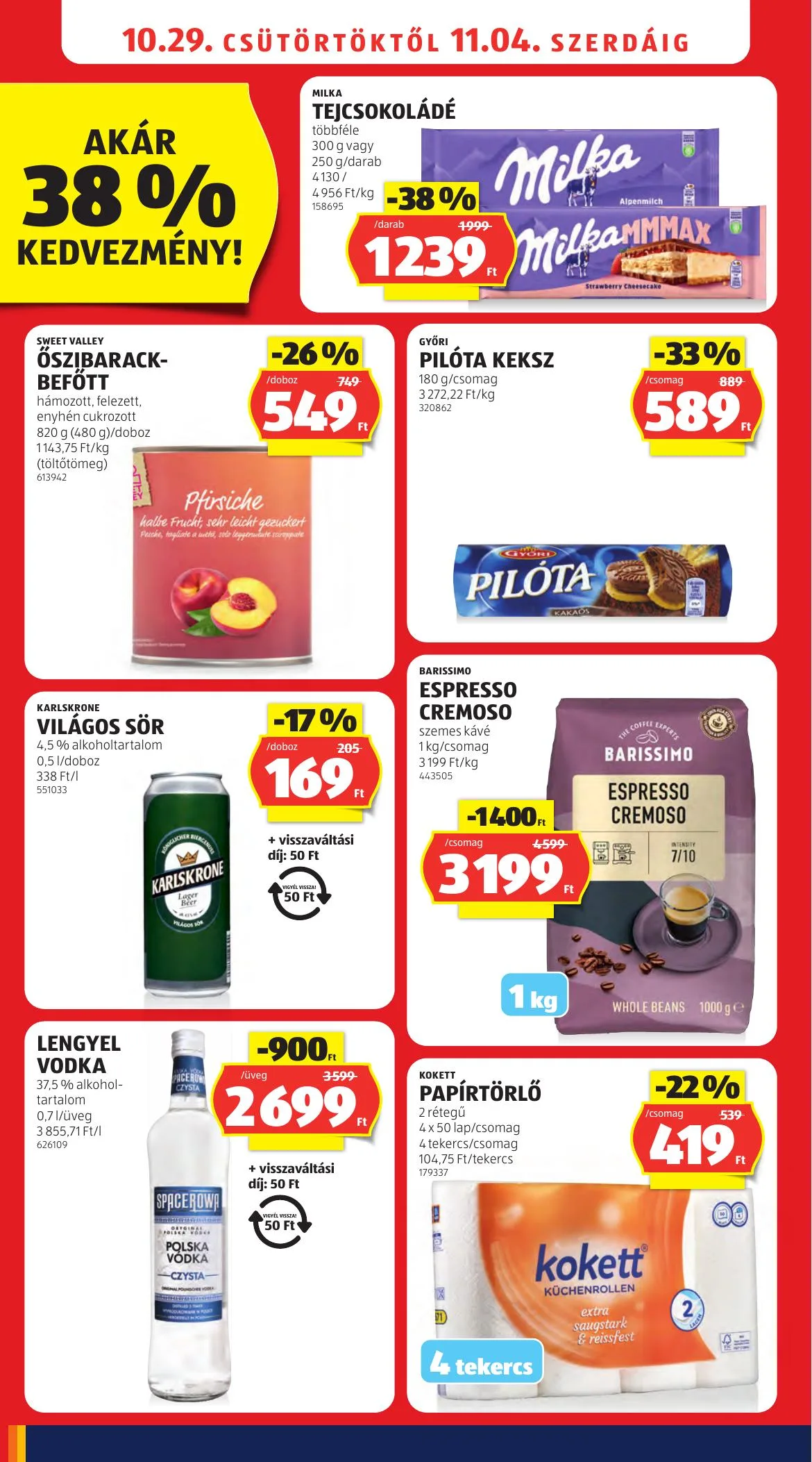 Aldi akciós újság 10.29–11.04 – 12. oldal